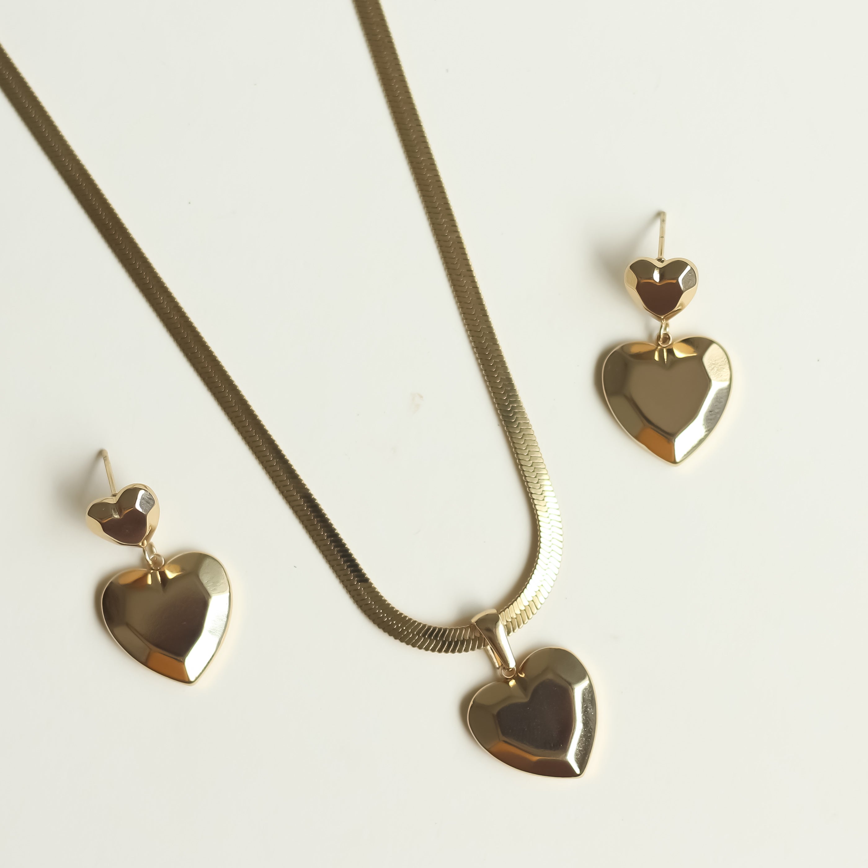 Heart Necklace Set | Set Of 2