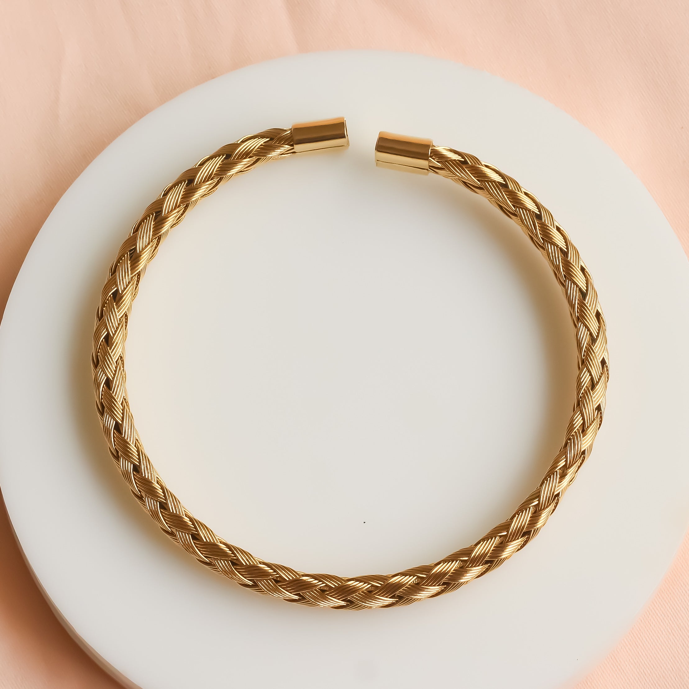 Cuff Braided Bangle | Adjustable