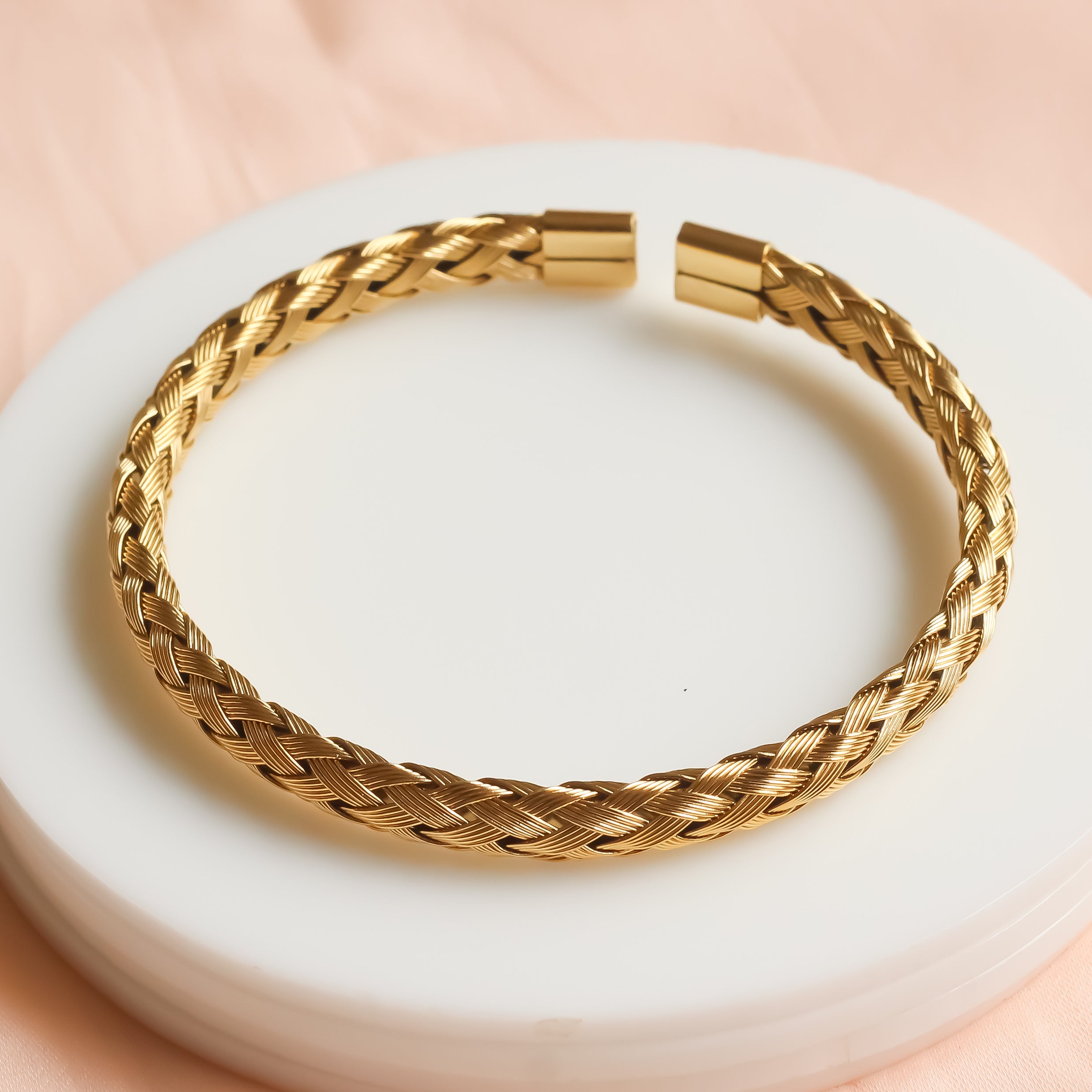 Cuff Braided Bangle | Adjustable