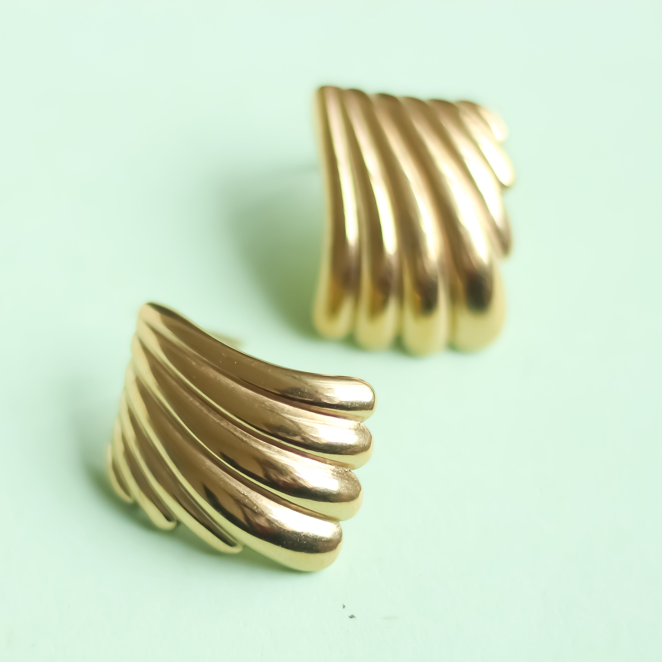 Chunky Gold Earrings