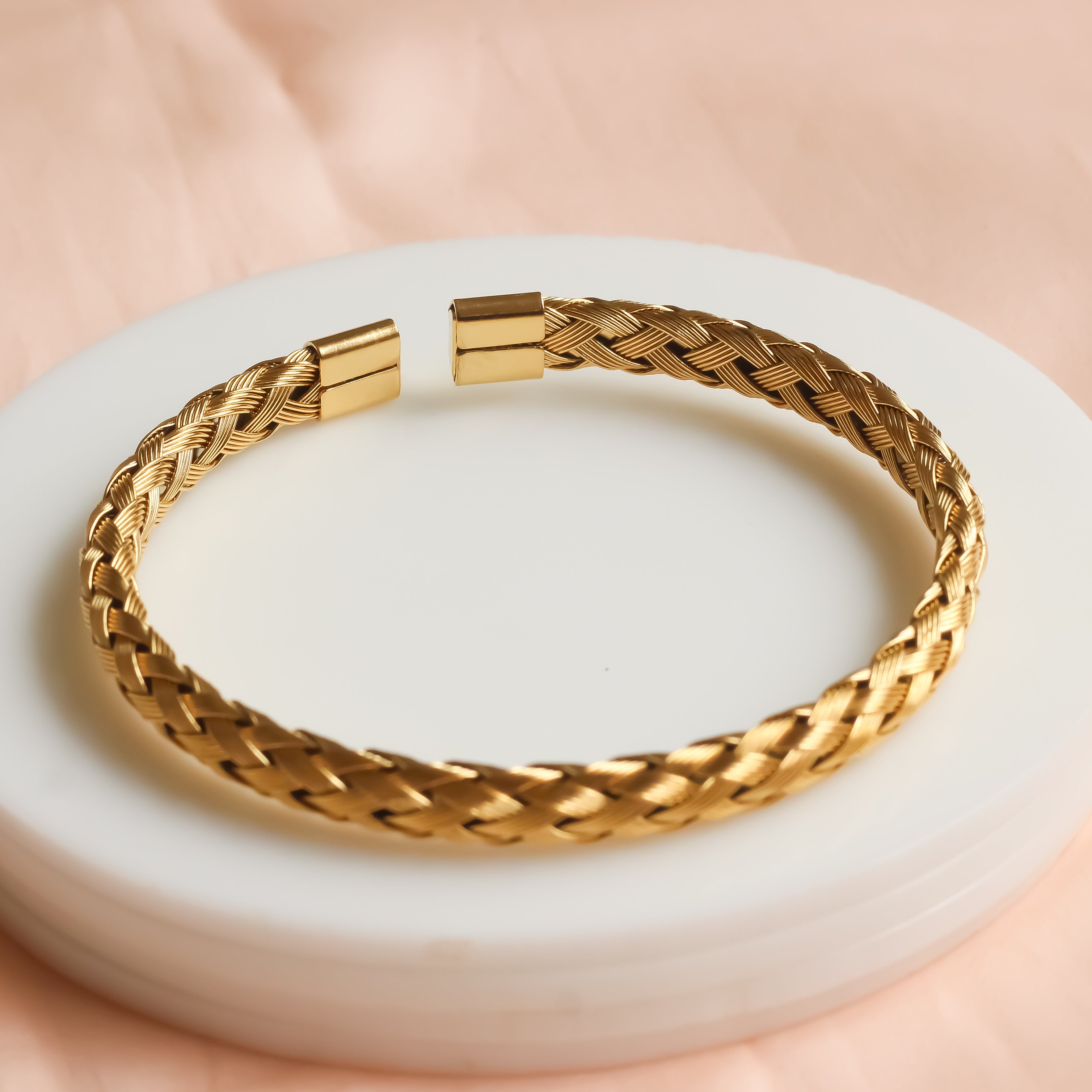 Cuff Braided Bangle | Adjustable