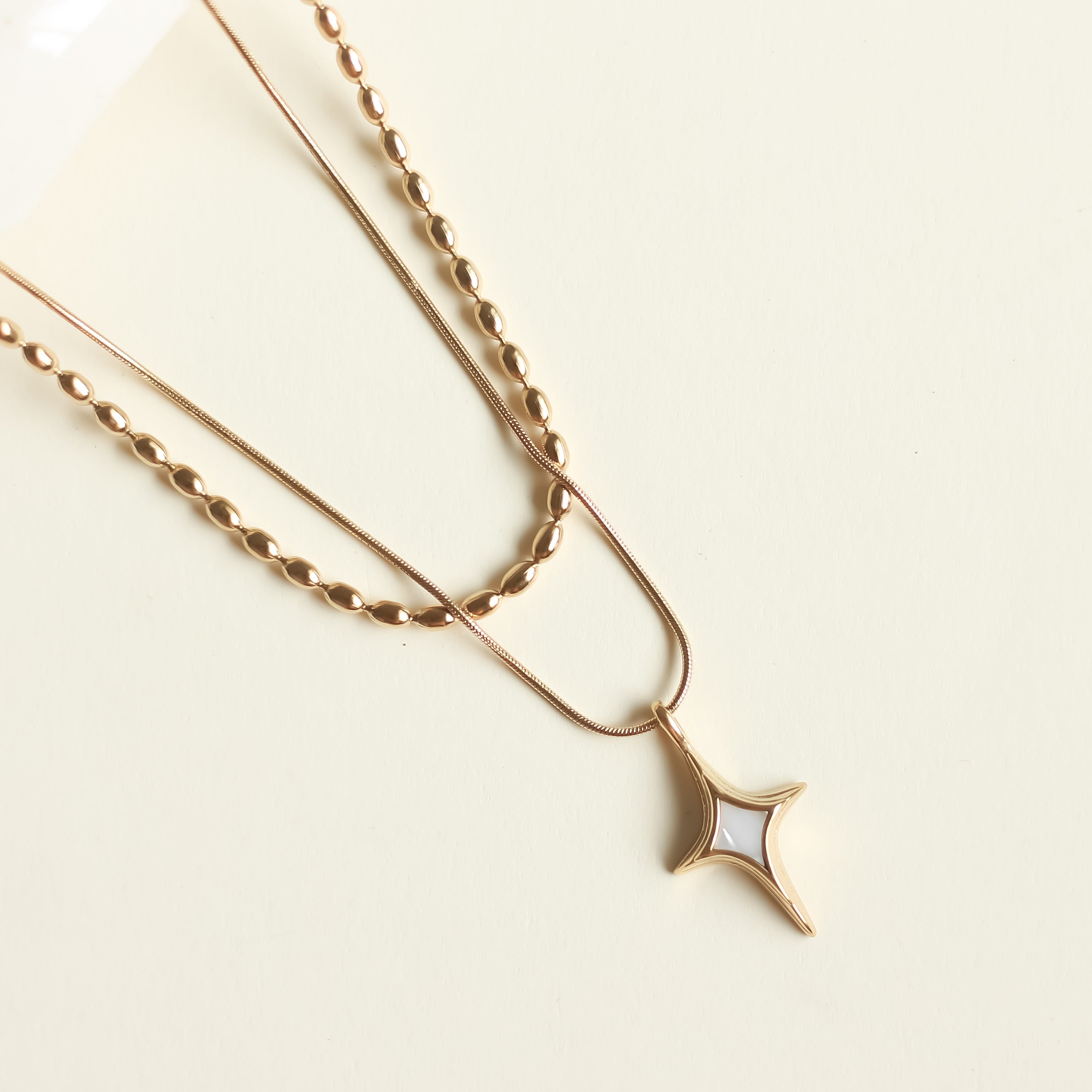 Star Double Layered Necklace