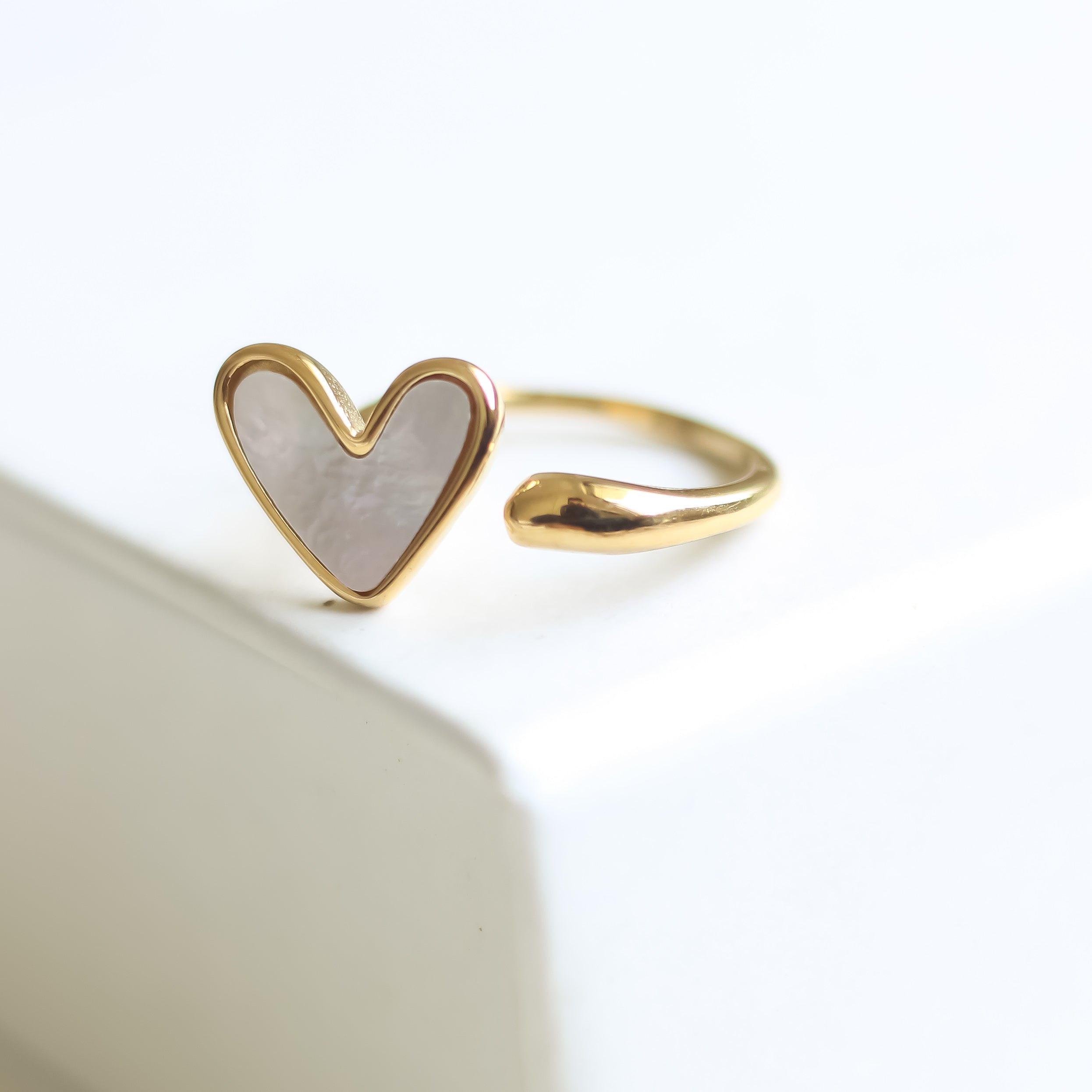 Soft Heart Ring | Adjustable Ring