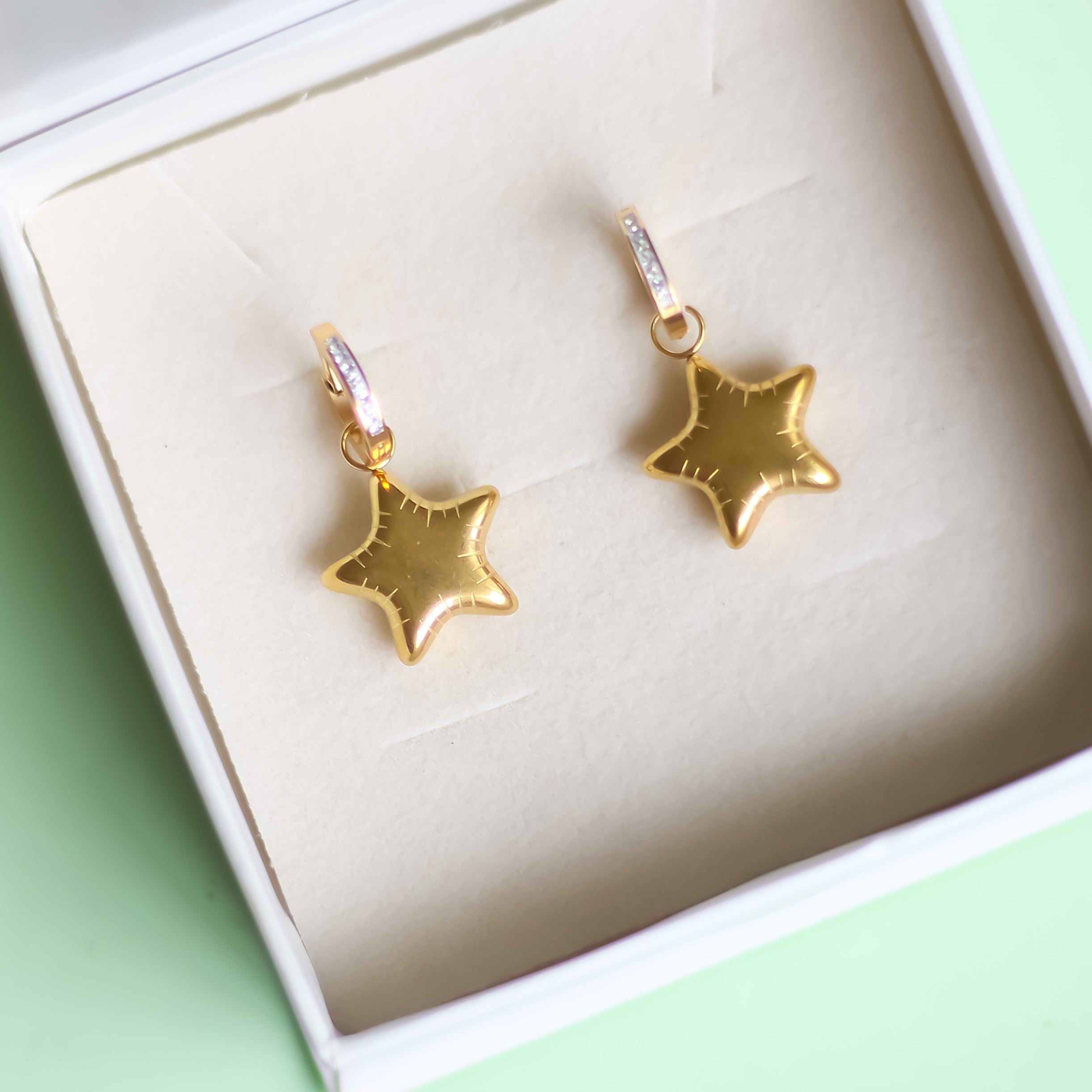 Star Drop Earrings