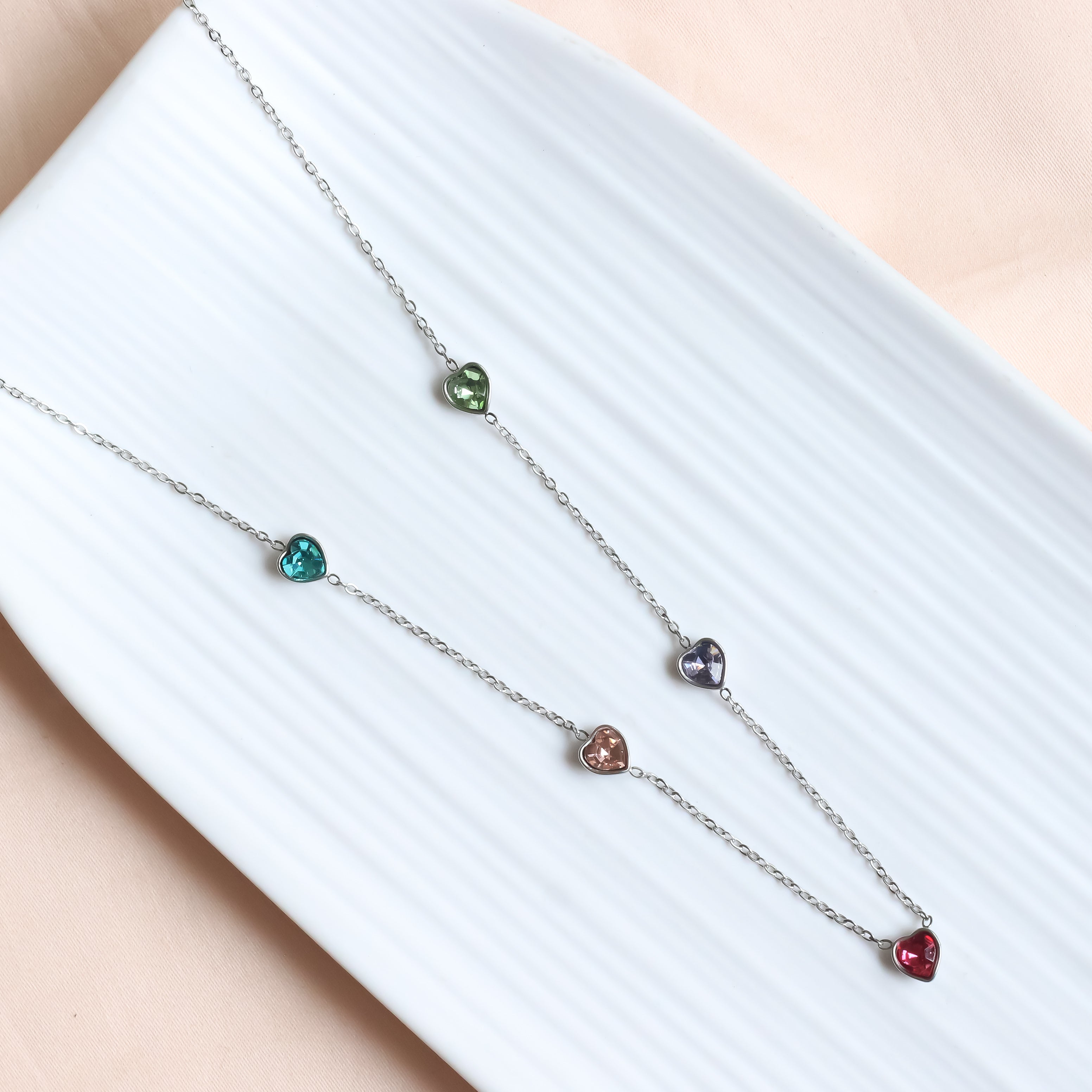 Color Stone Necklace