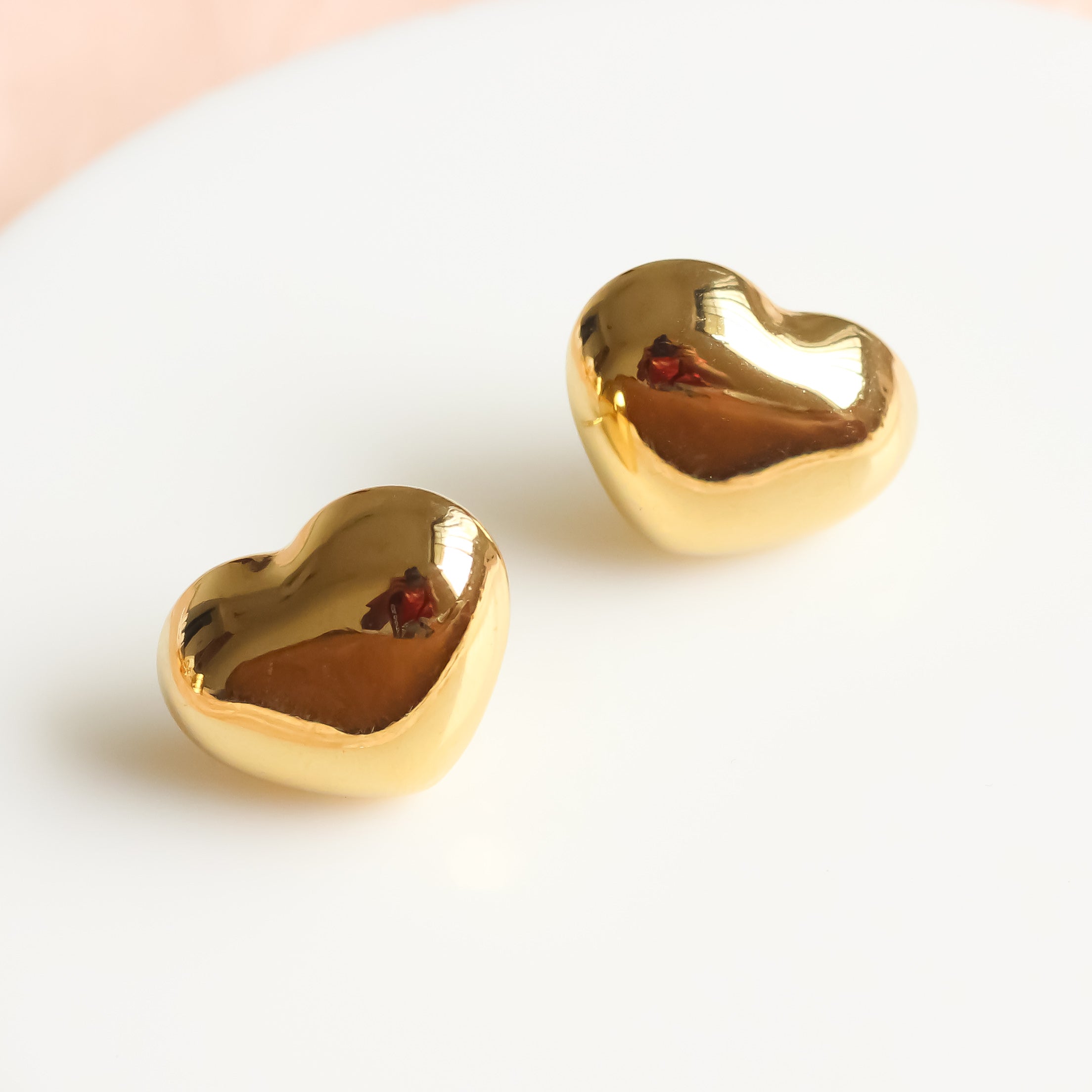 Heart Glam Studs