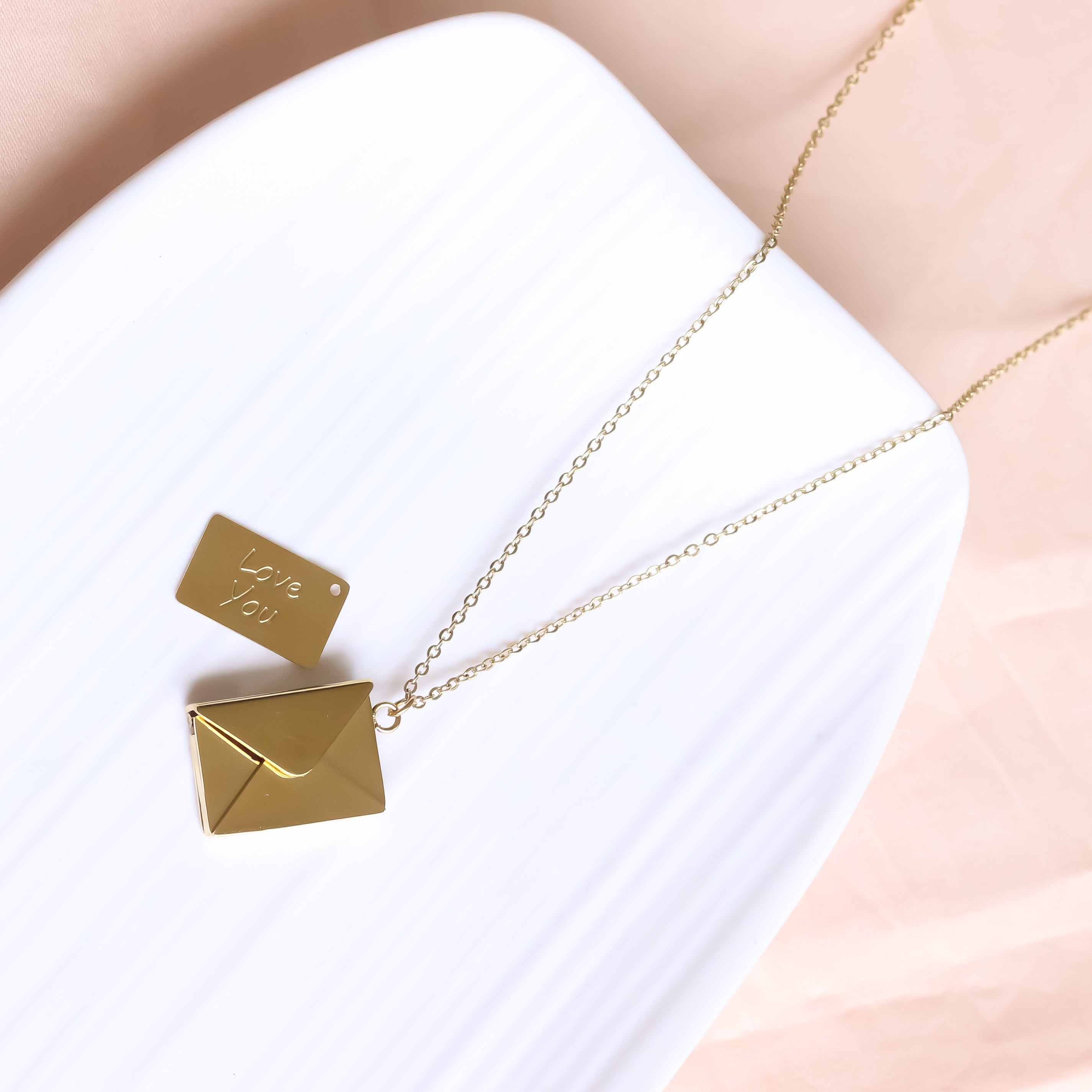 18K Gold Plated | Love Letter Envelope Necklace