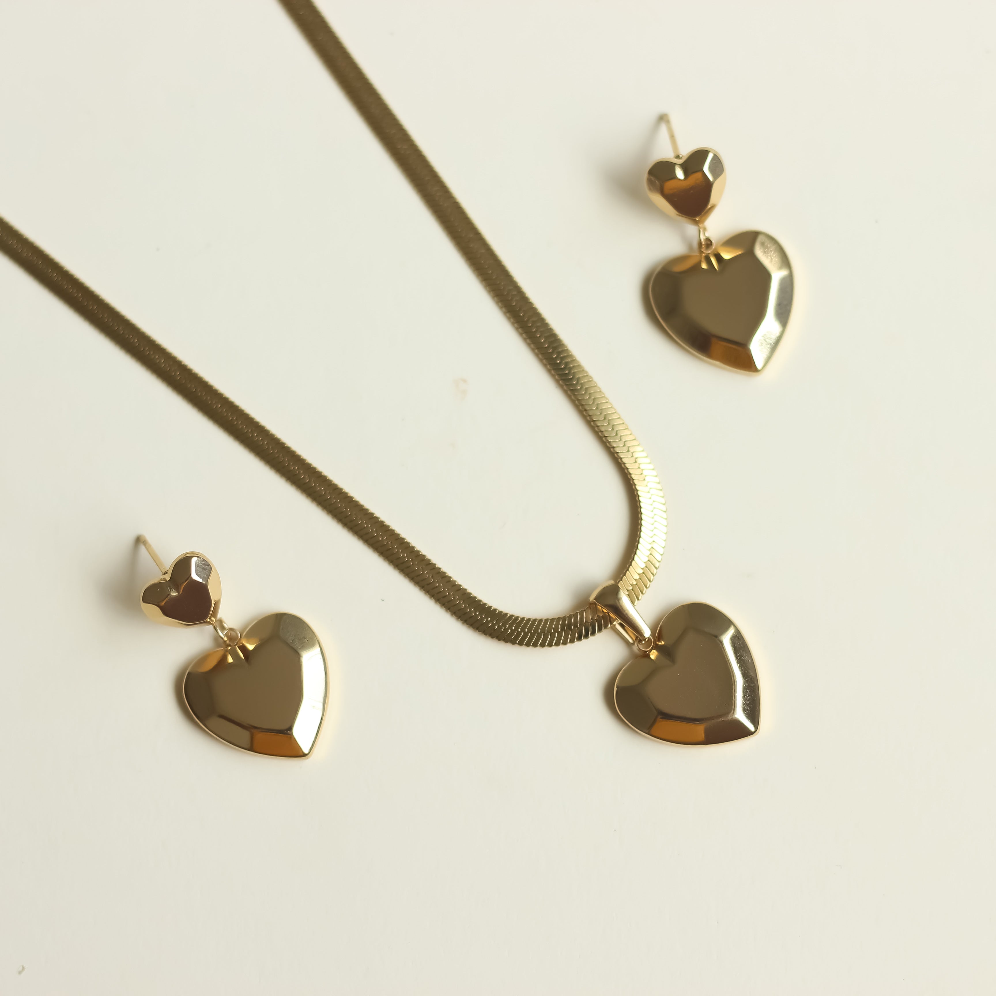 Heart Necklace Set | Set Of 2