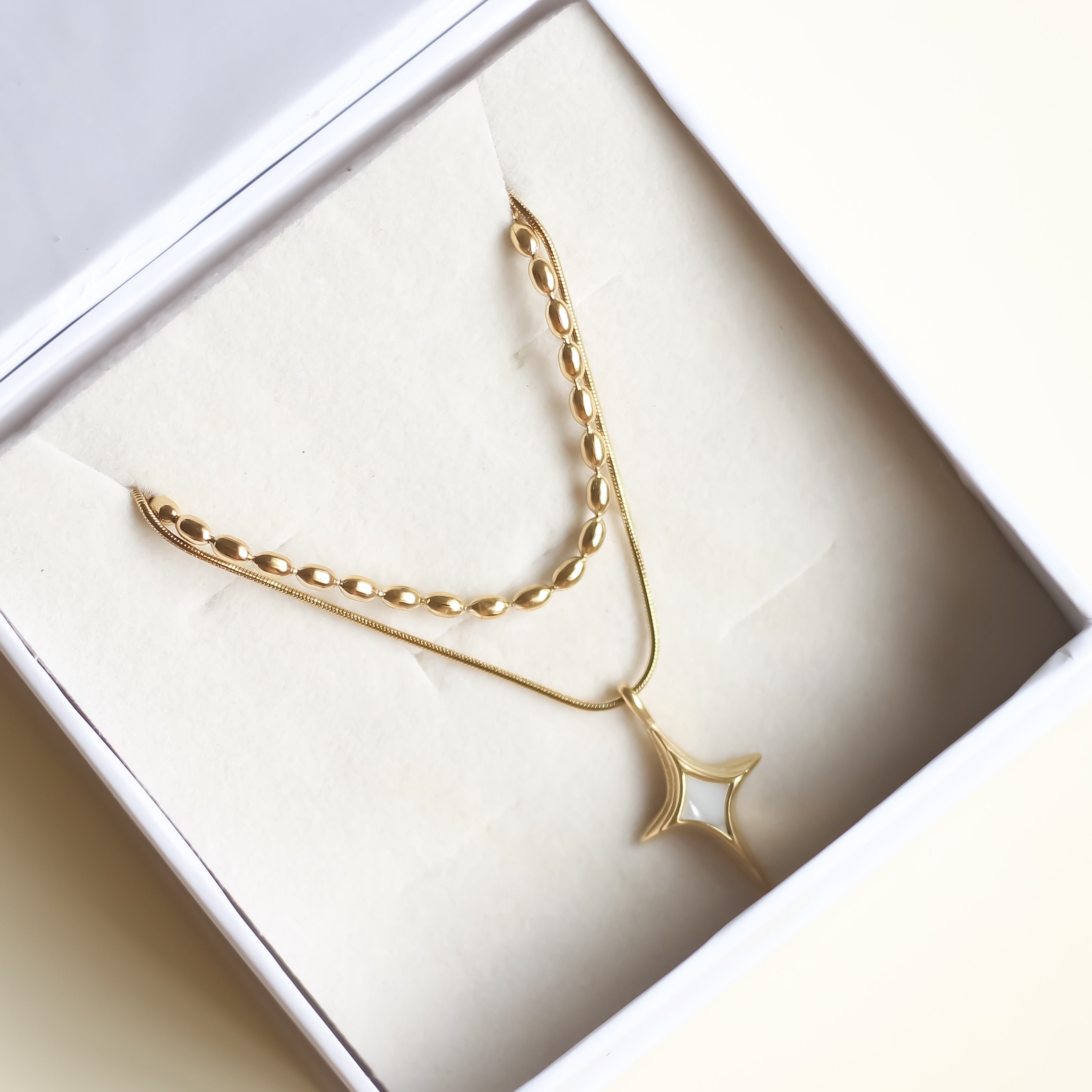 Star Double Layered Necklace