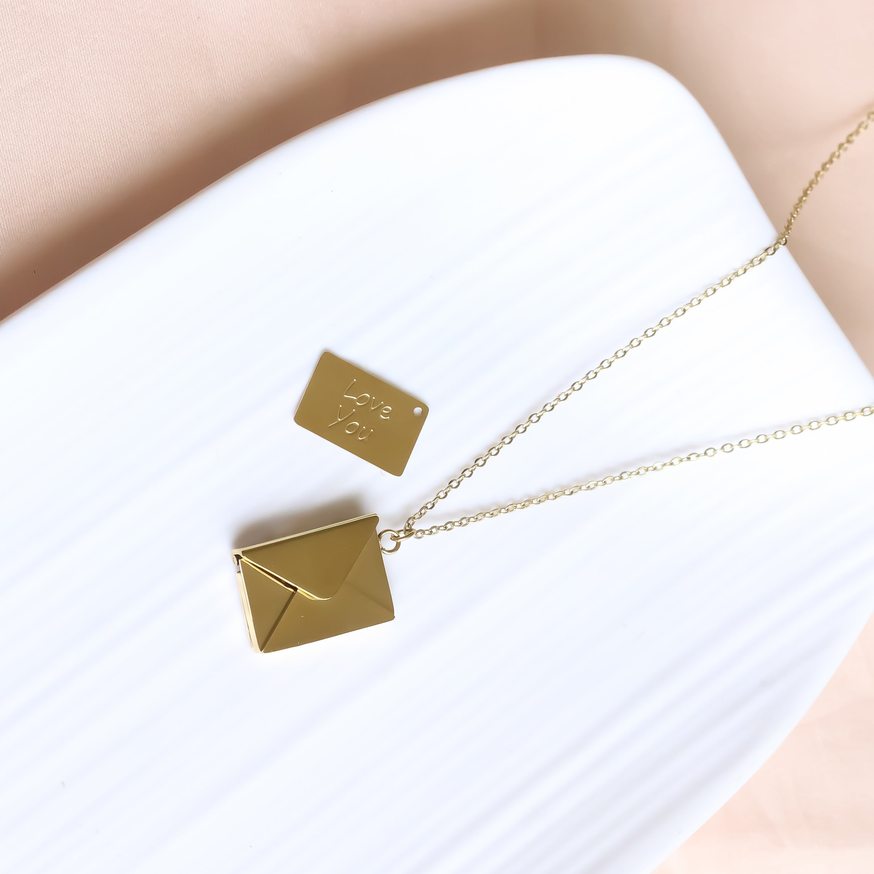 18K Gold Plated | Love Letter Envelope Necklace