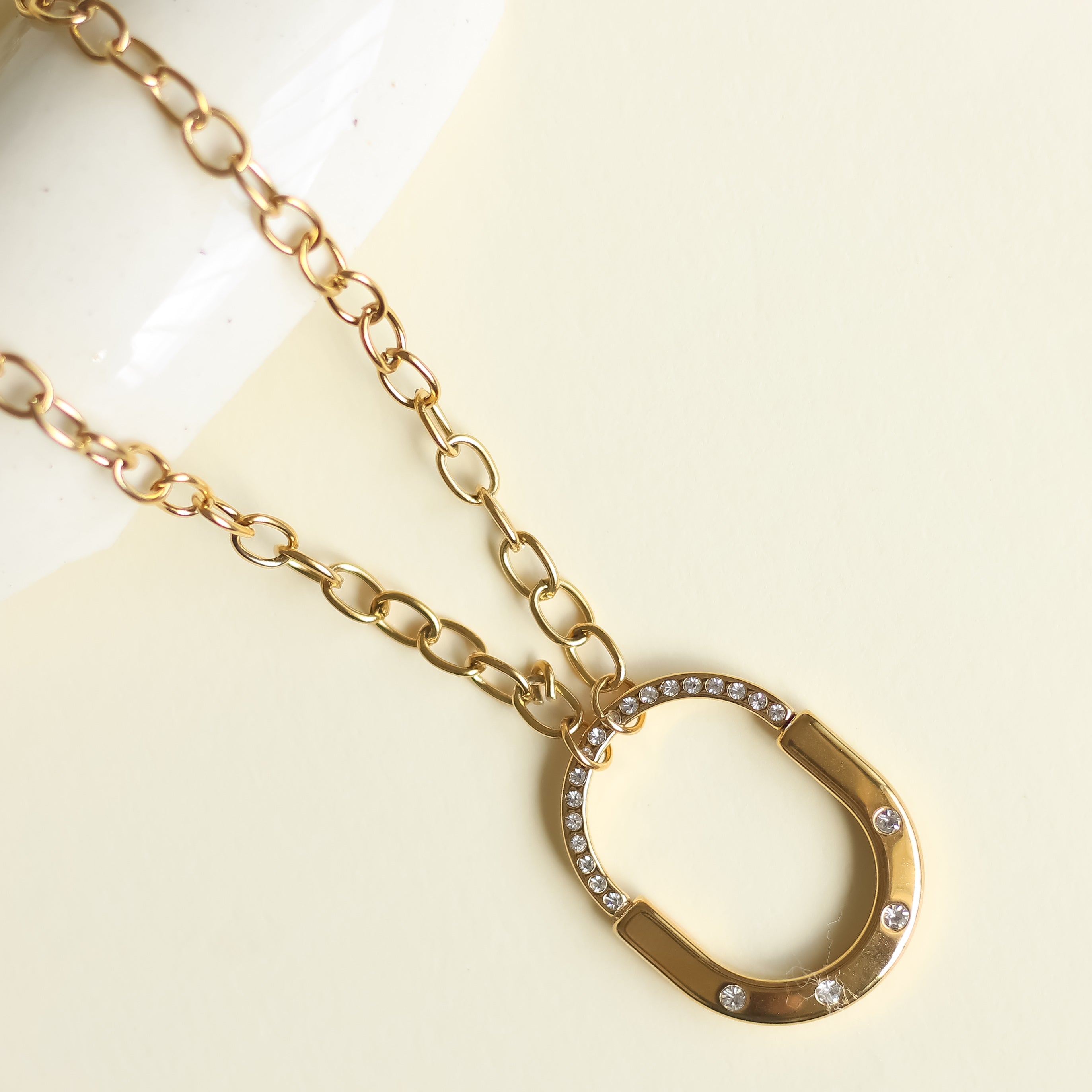 Bold Lock Necklace