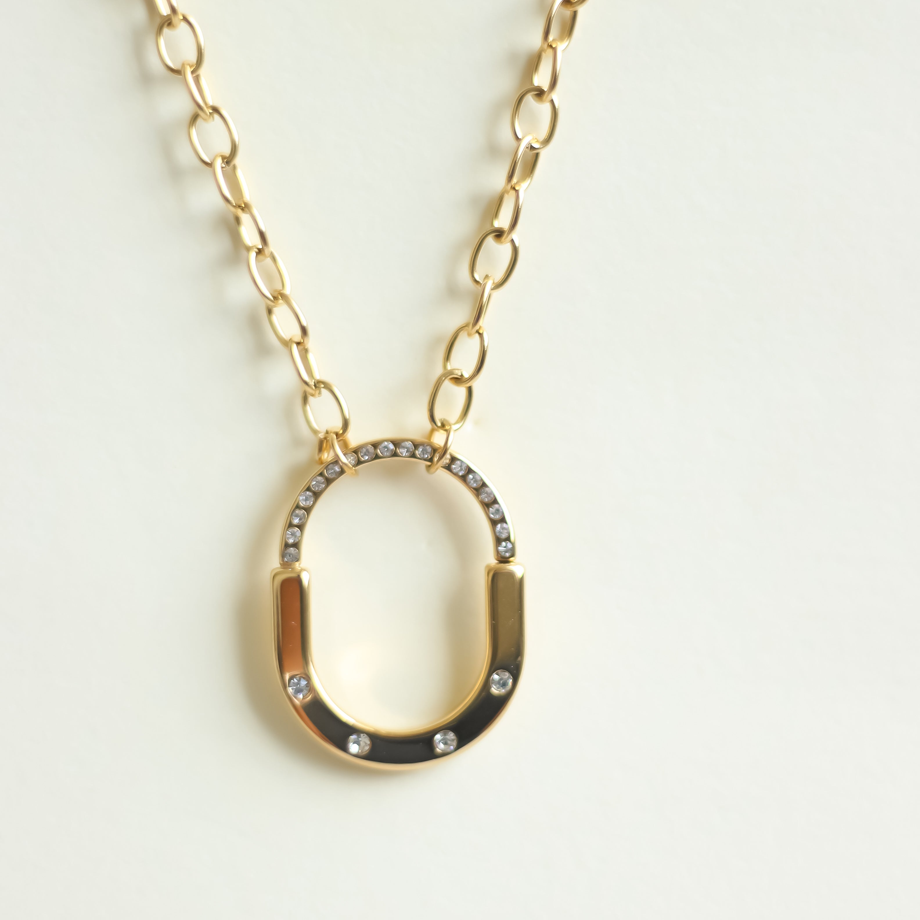 Bold Lock Necklace