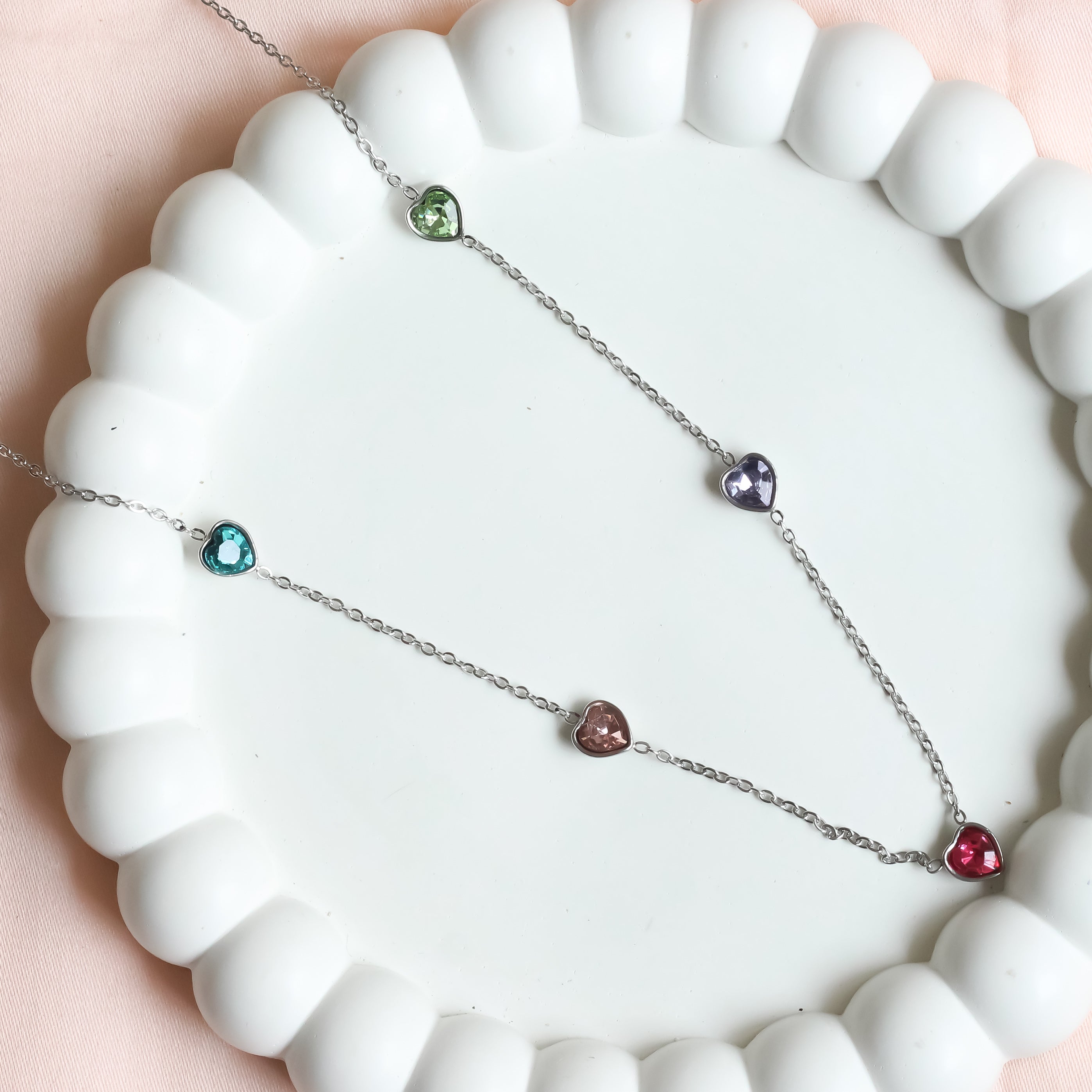 Color Stone Necklace