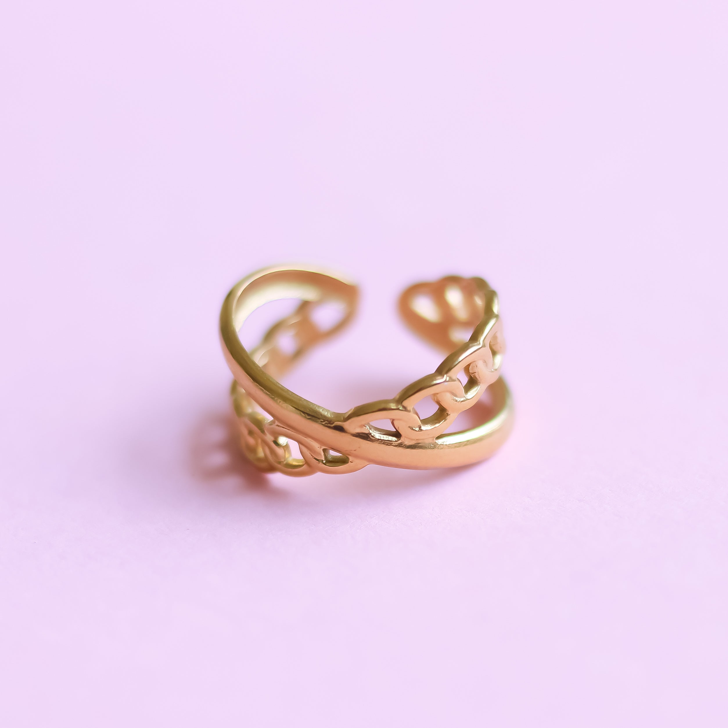 Band Criss Ring | Adjustable Ring