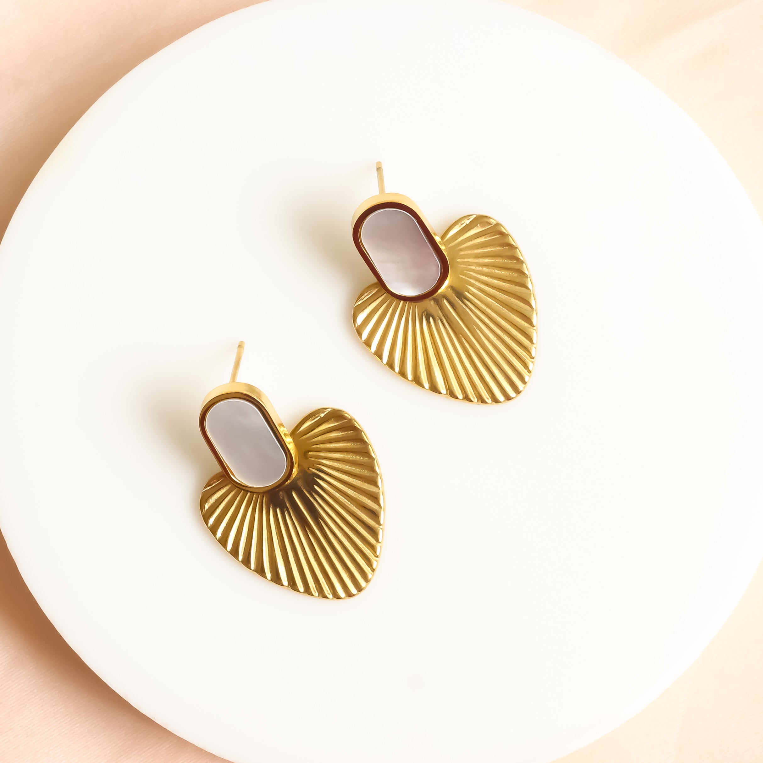 18K Gold Plated | Leaf Harmony Earrings