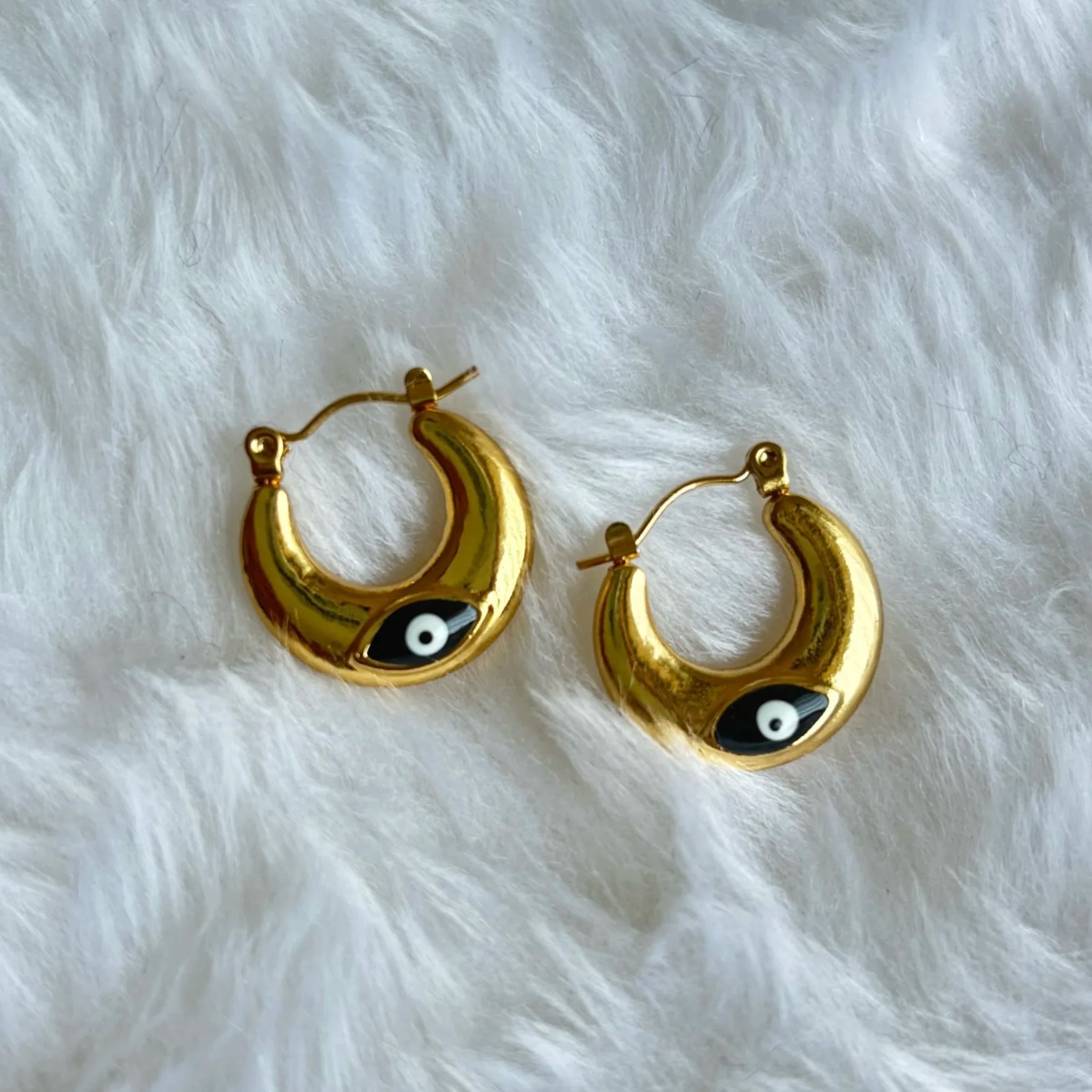 Dangle Eye Hoops