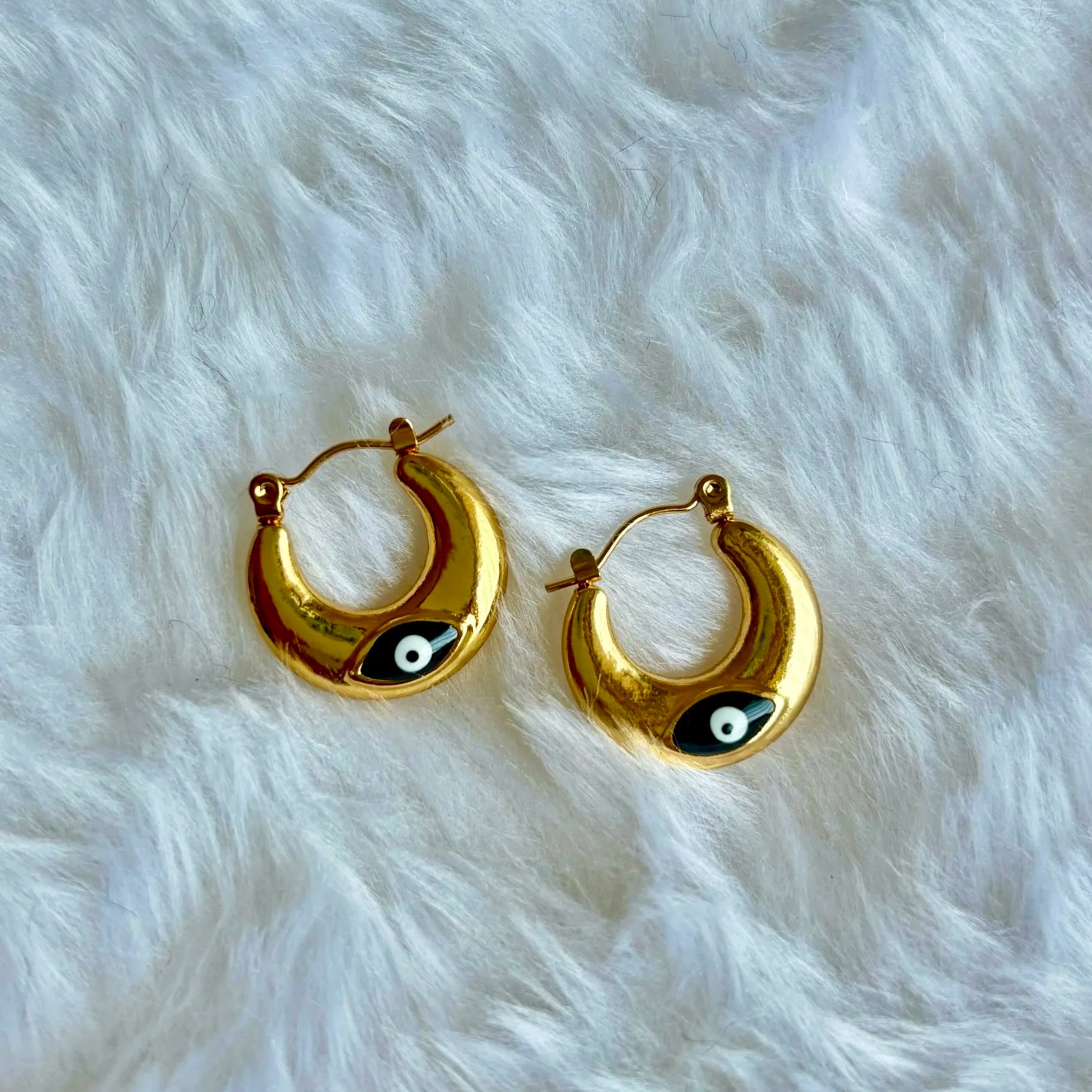 Dangle Eye Hoops