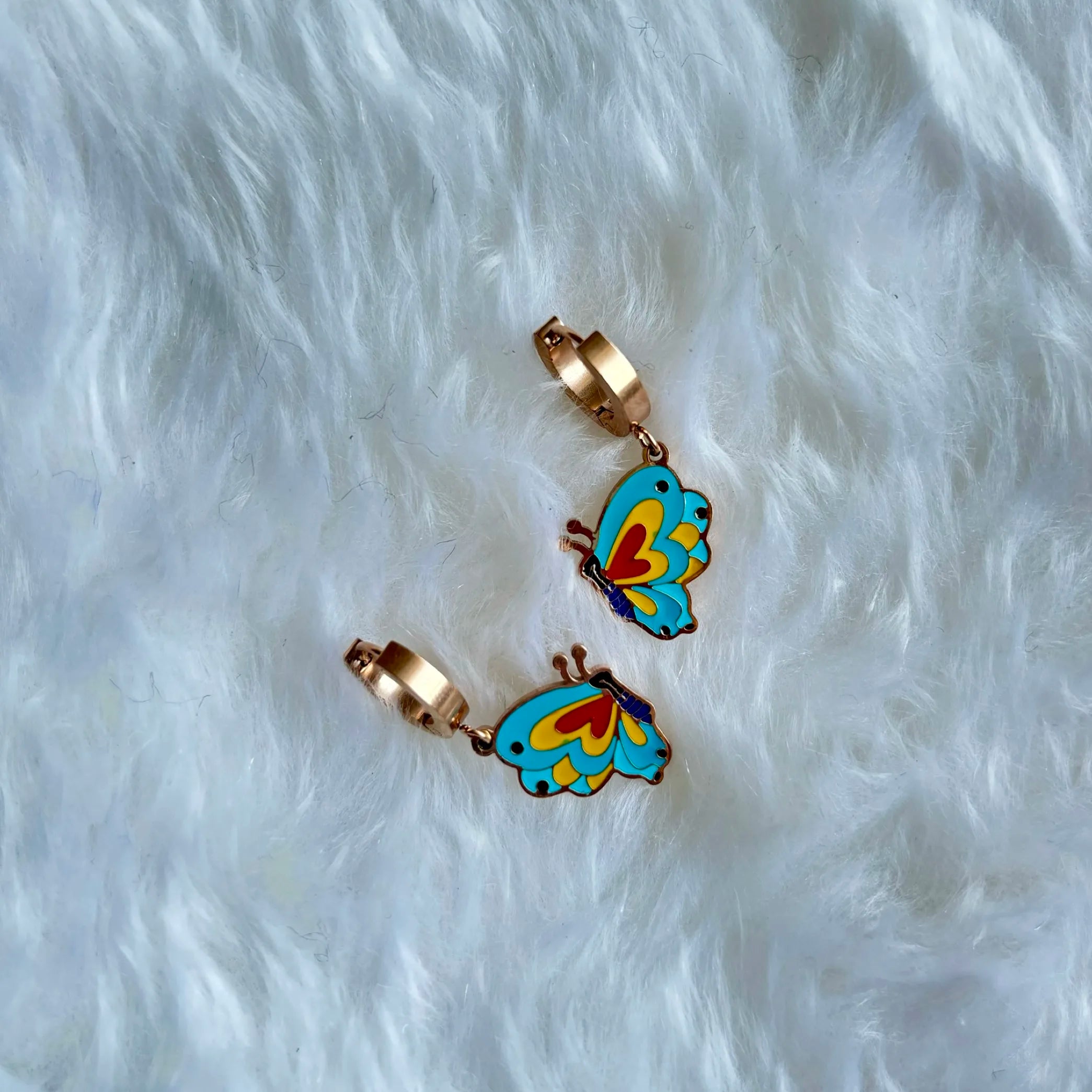 Butterfly Colorful Drop Earrings