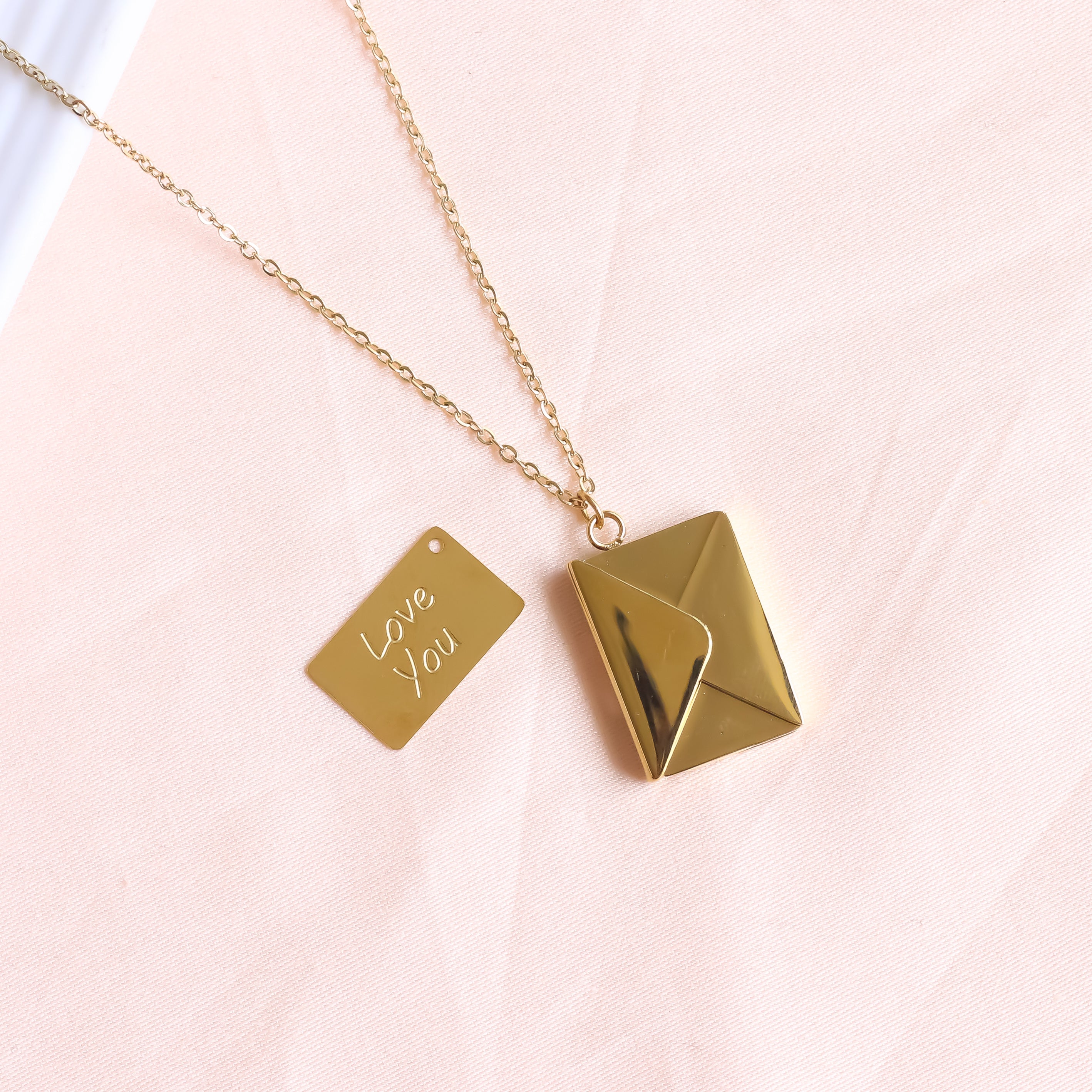 18K Gold Plated | Love Letter Envelope Necklace