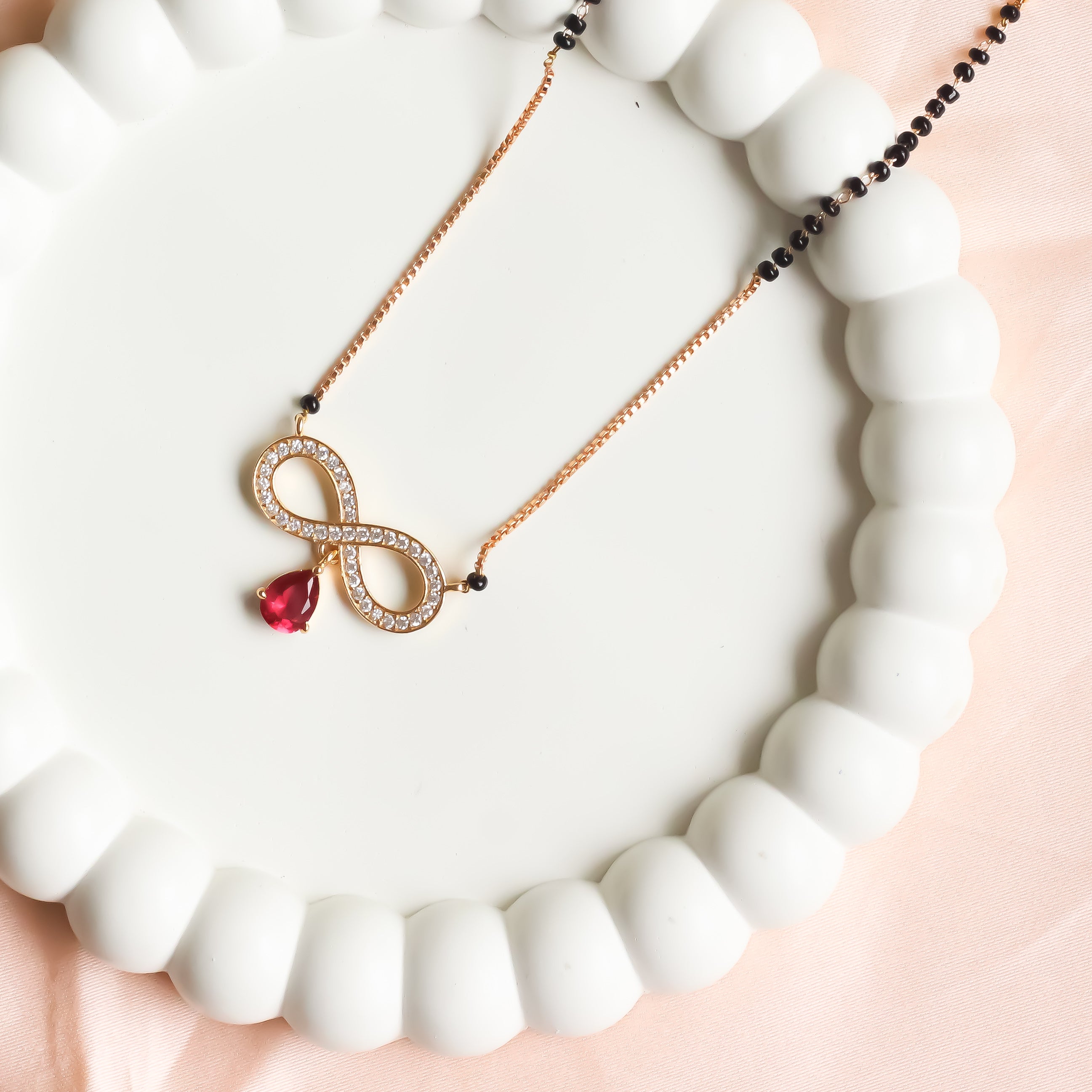 Infinity Rose Gold Mangalsutra