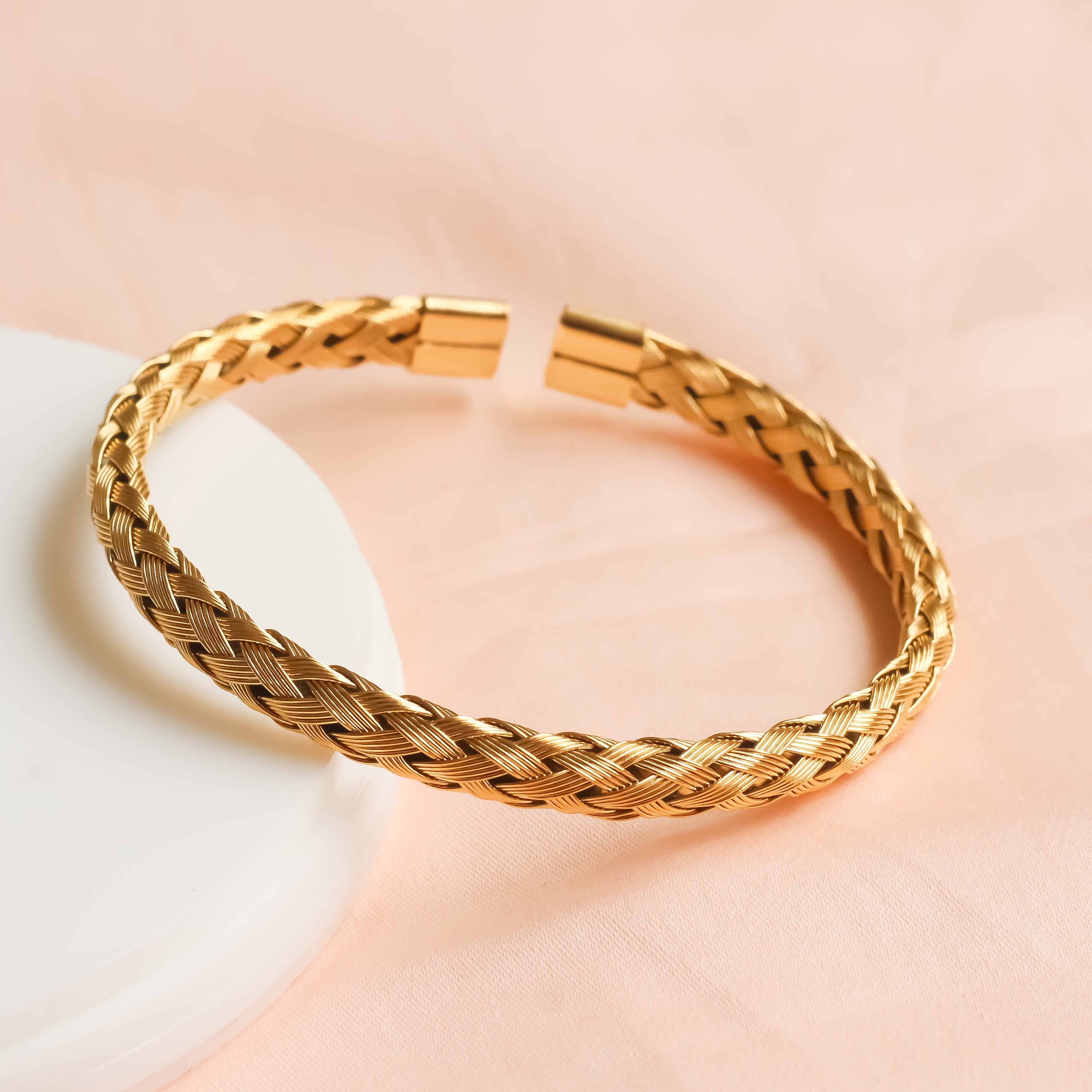 Cuff Braided Bangle | Adjustable