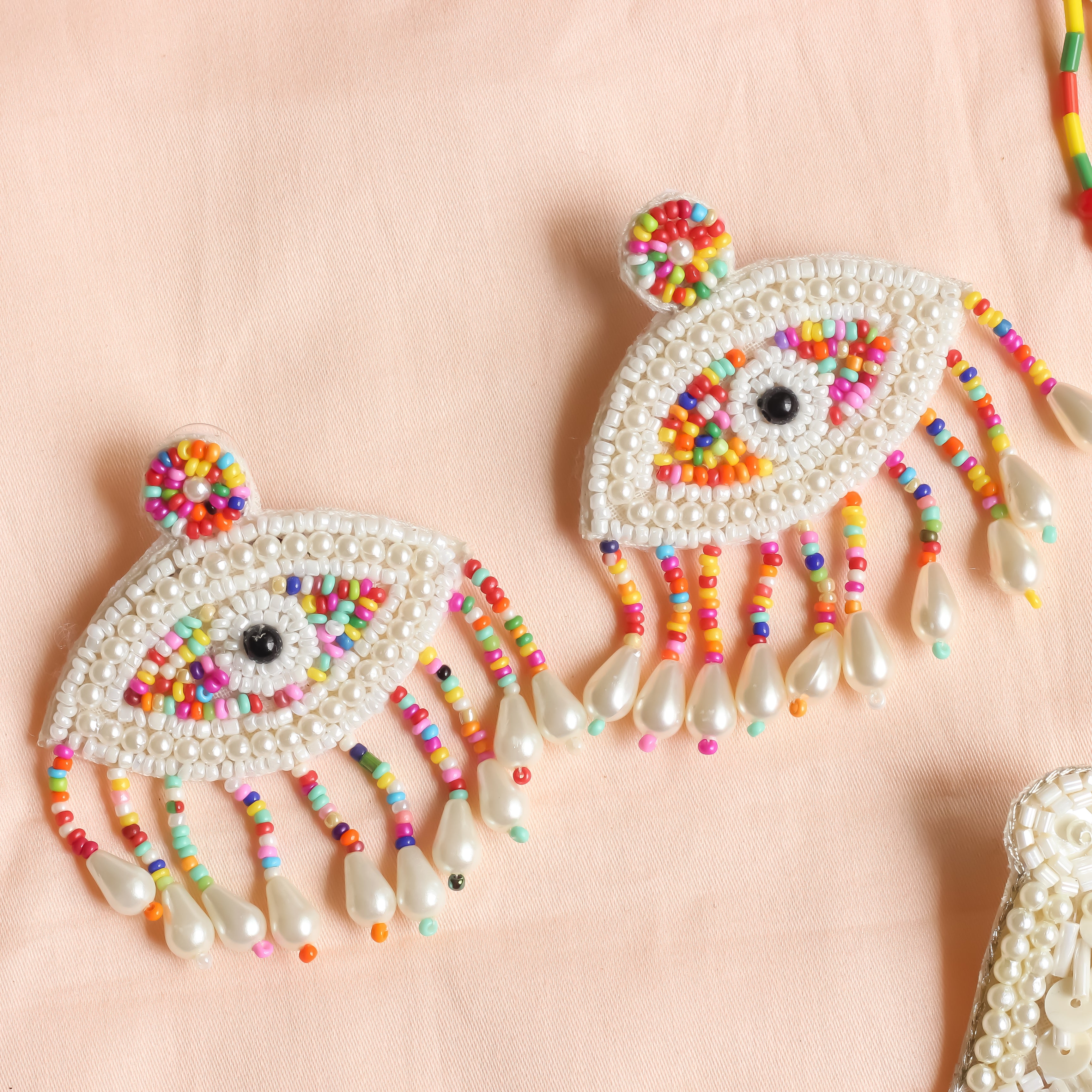 Eye Bead Earrings | Handmade Earrings