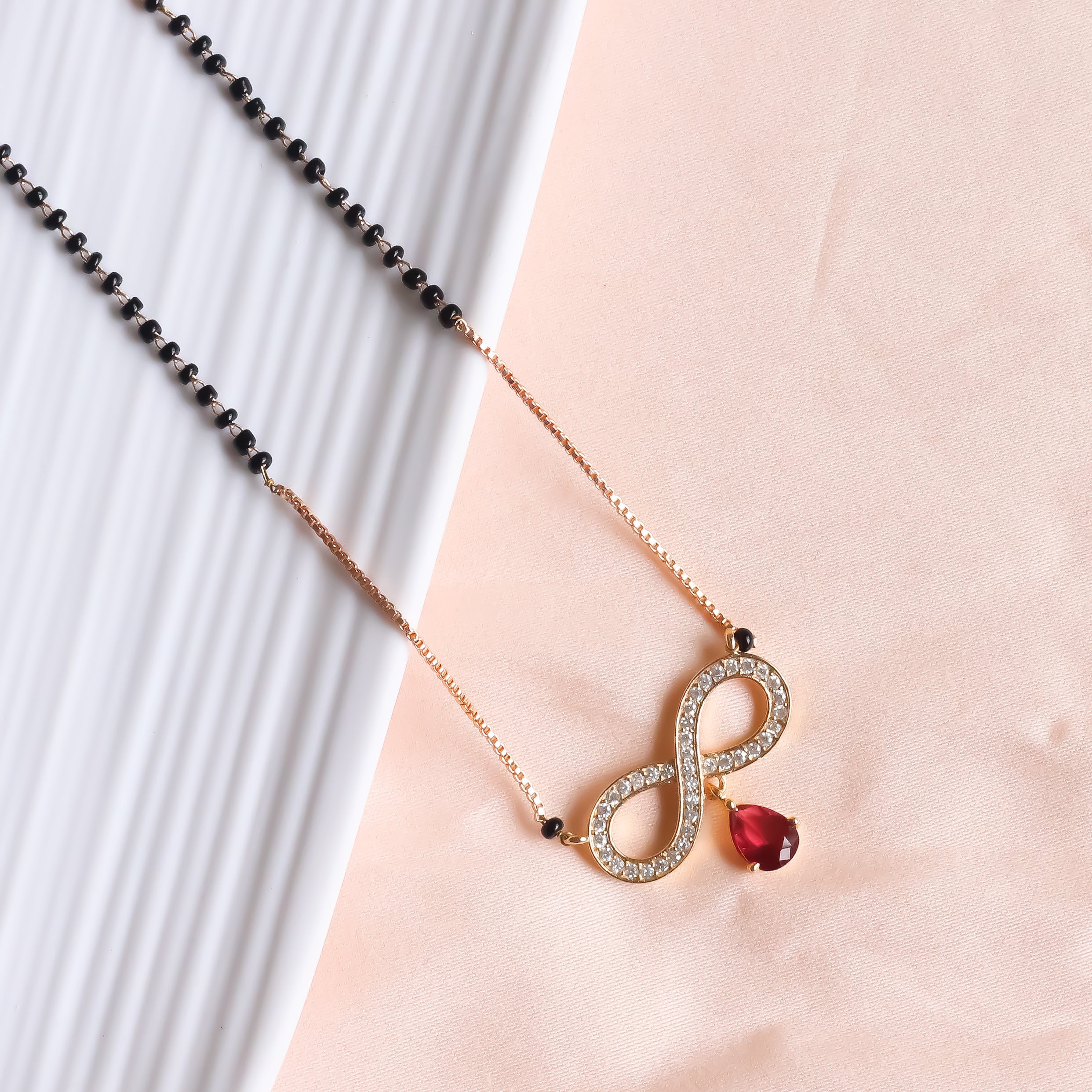 Infinity Rose Gold Mangalsutra