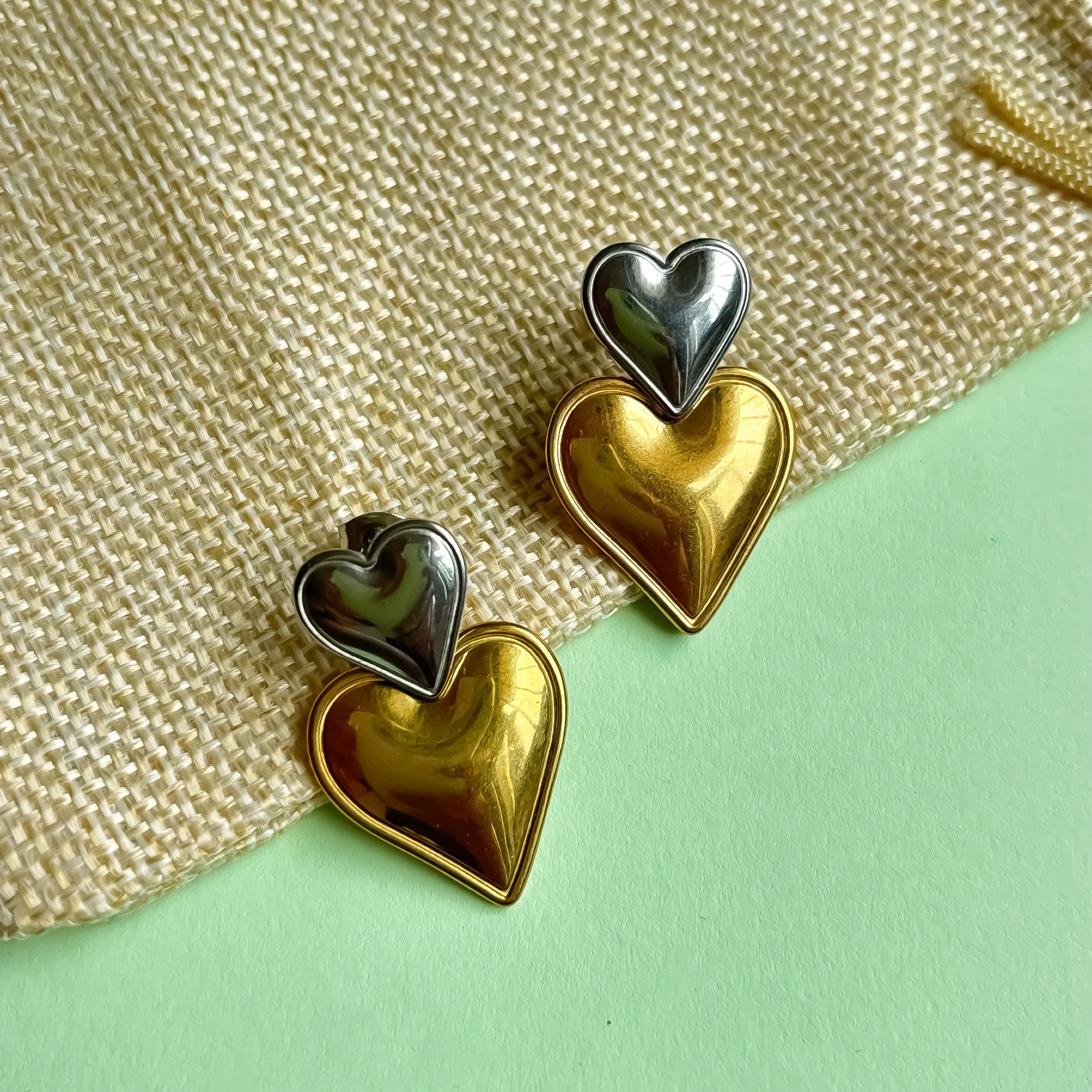 Lily Heart Earrings