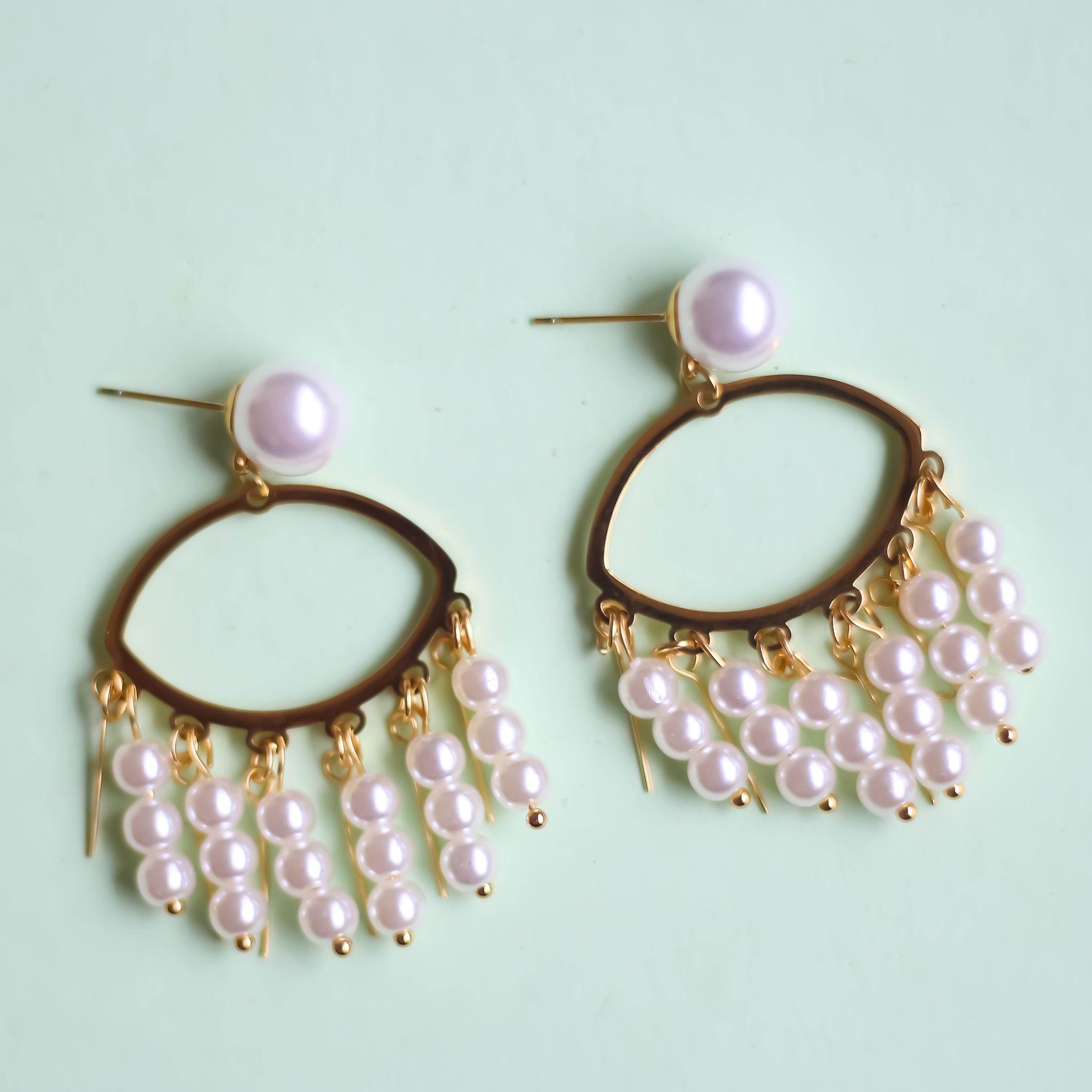 Pearled Drop Earrings