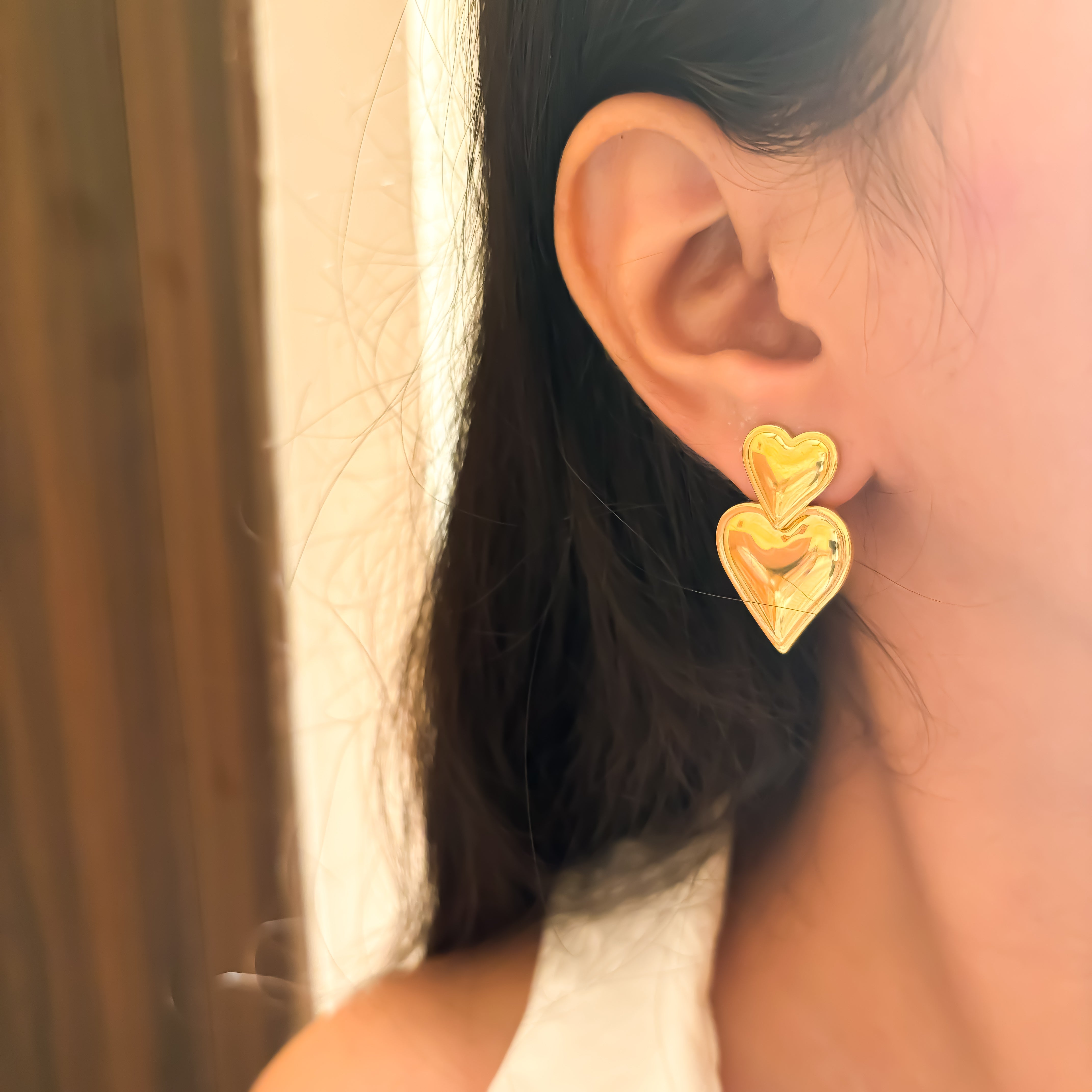 Heart Statement Earrings