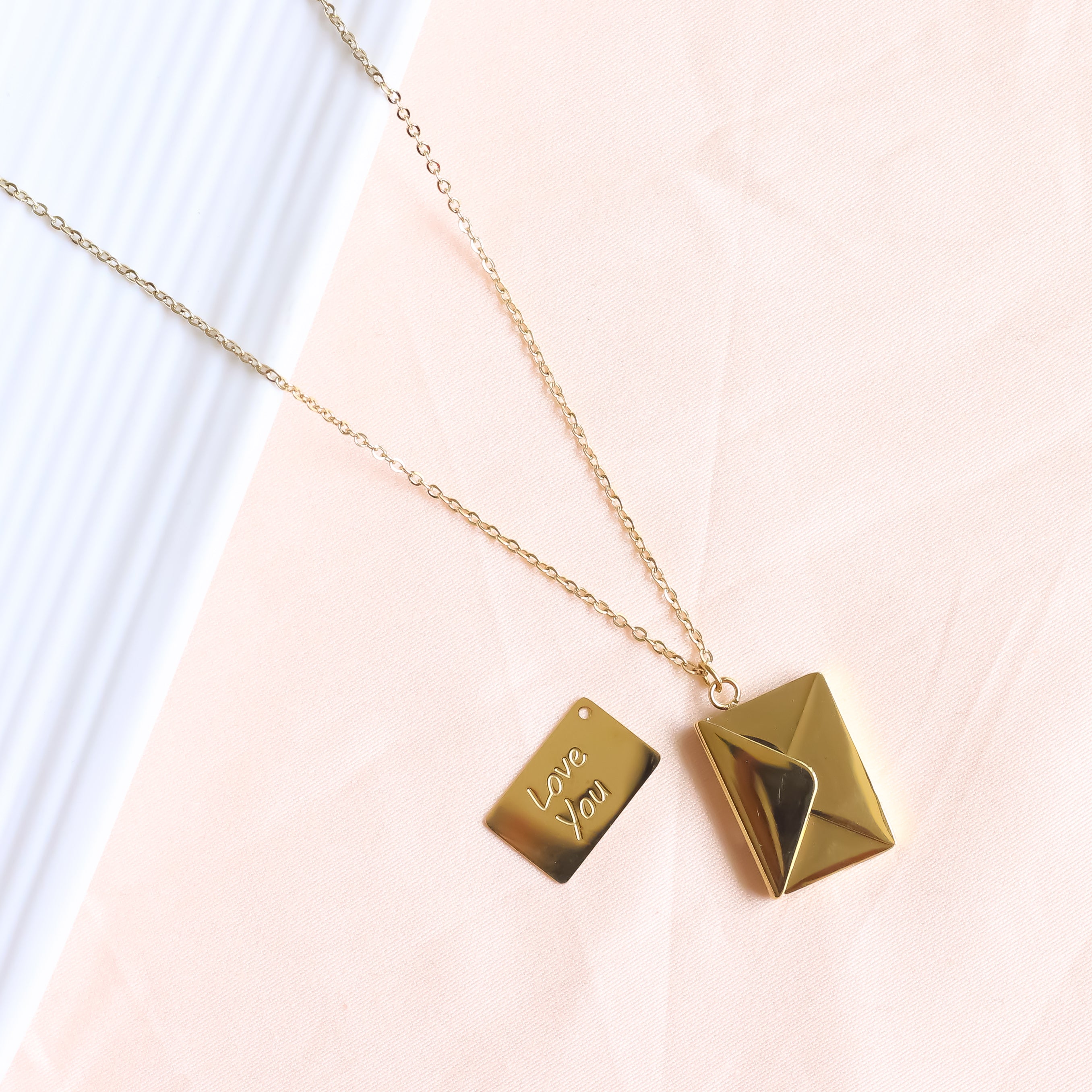 18K Gold Plated | Love Letter Envelope Necklace