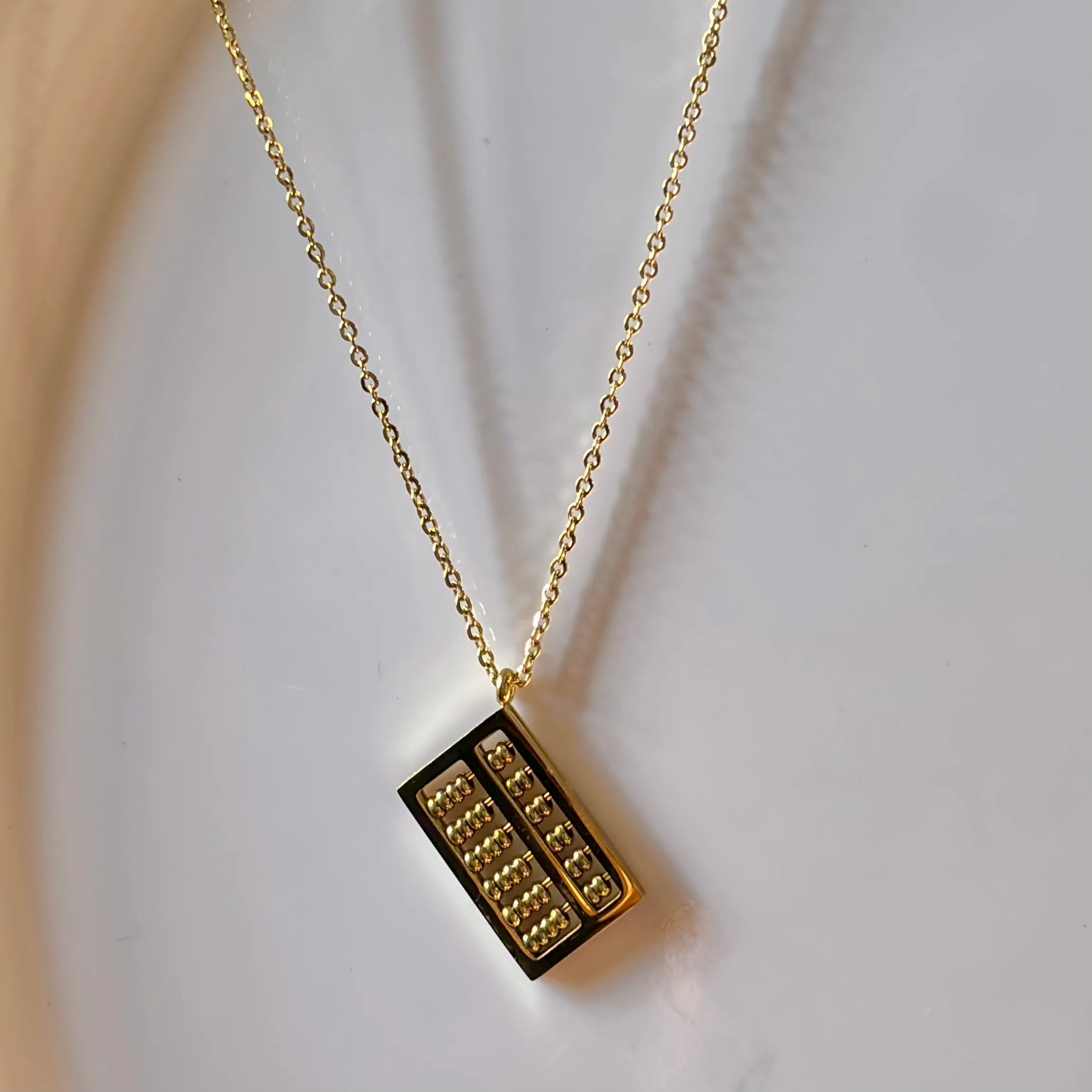 Abacus Pendant Chain