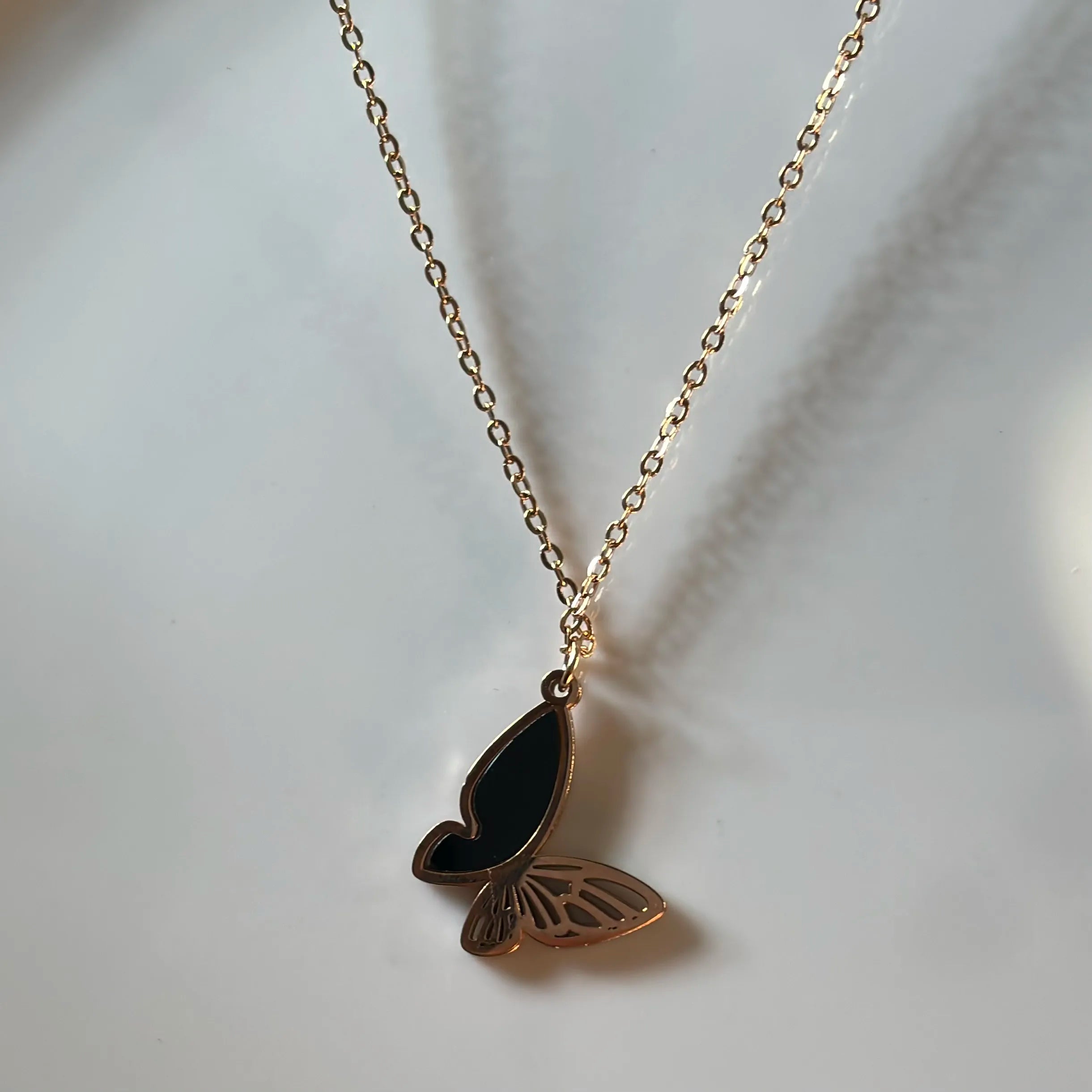 Butterfly Pendant Chain