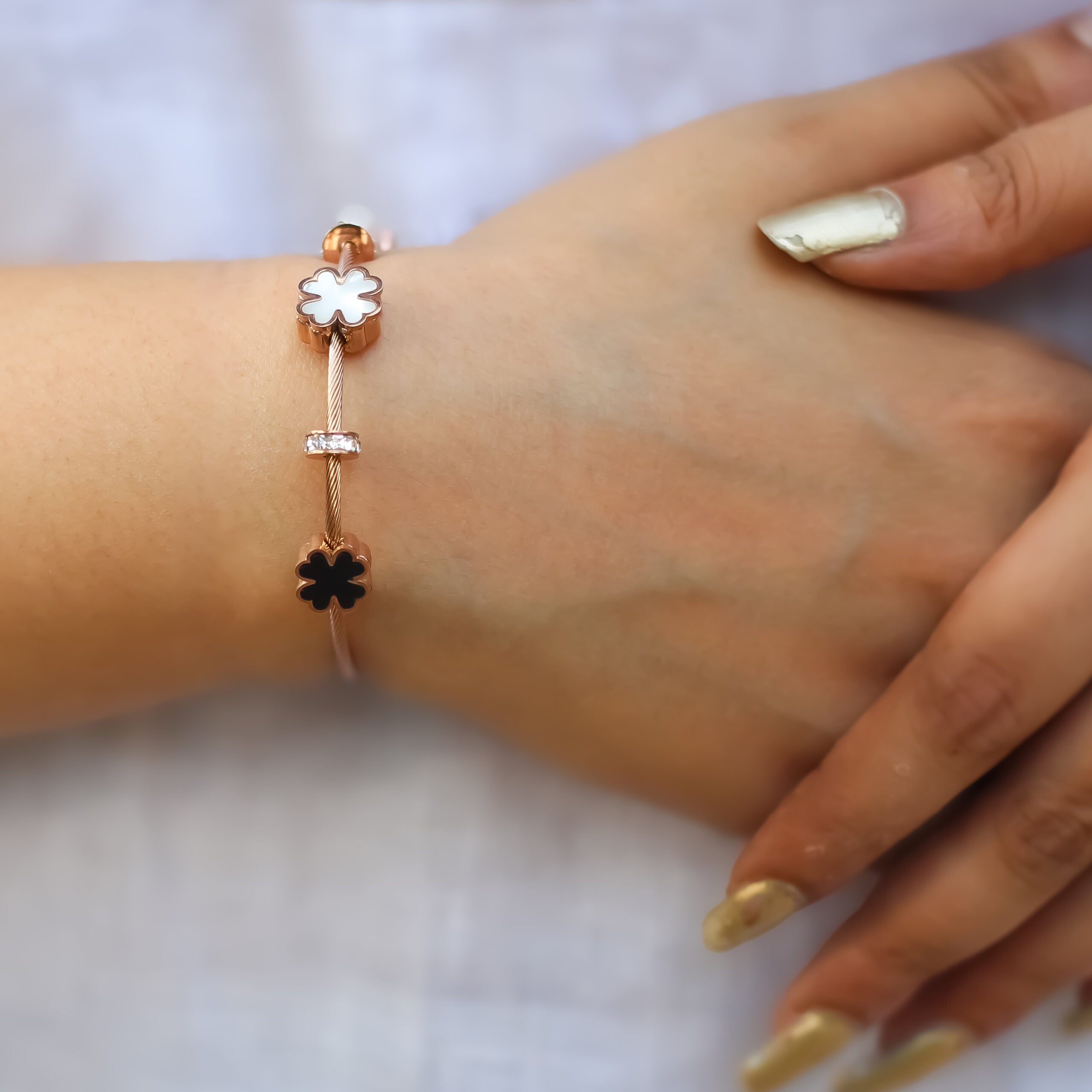 Layla Flower Bangle