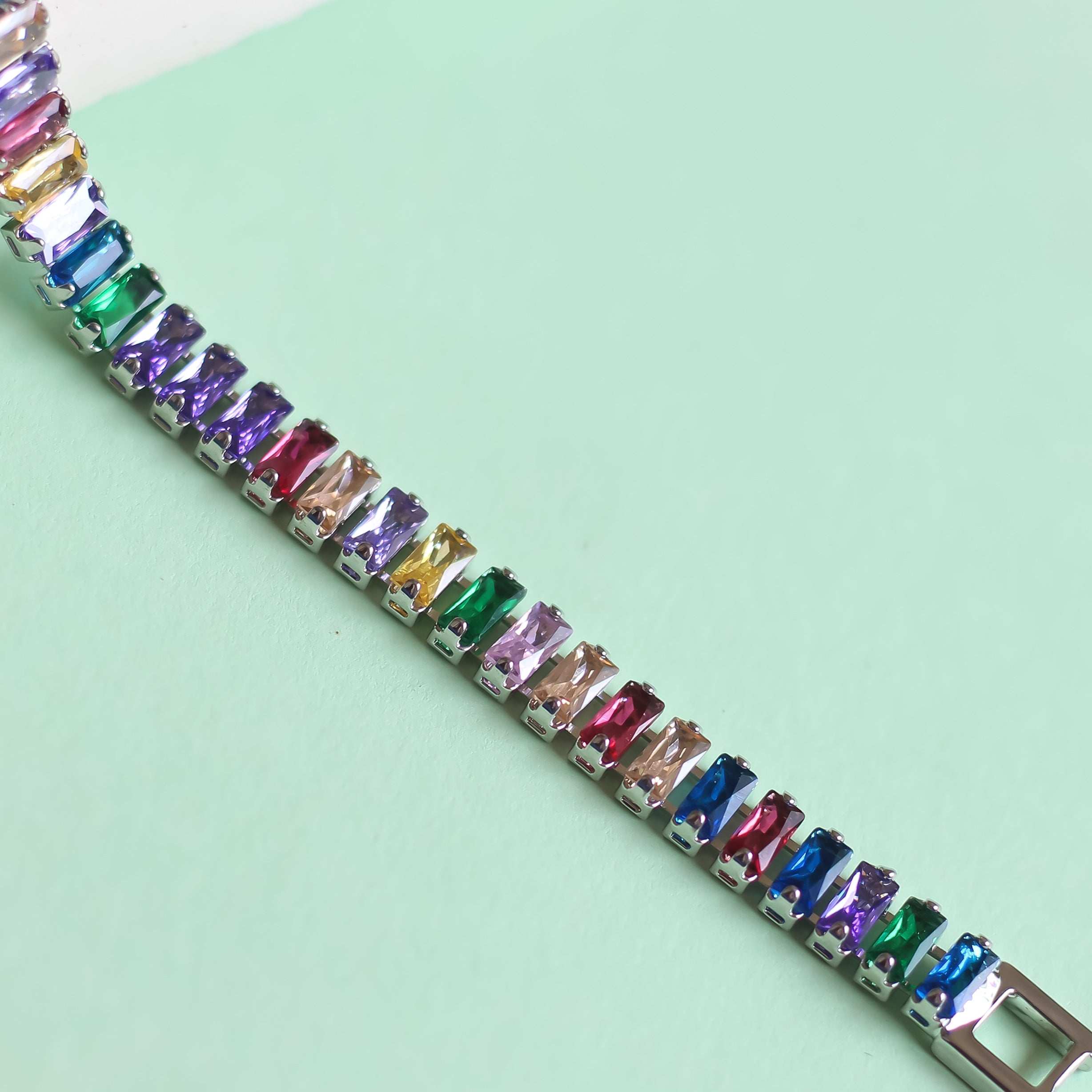 Multi-color Tennis Bracelet