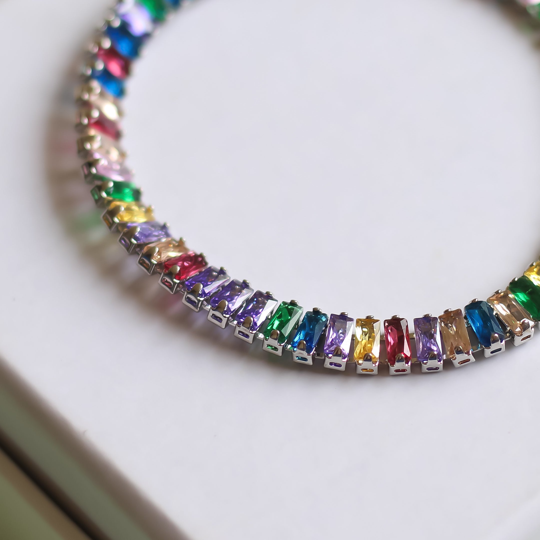 Multi-color Tennis Bracelet