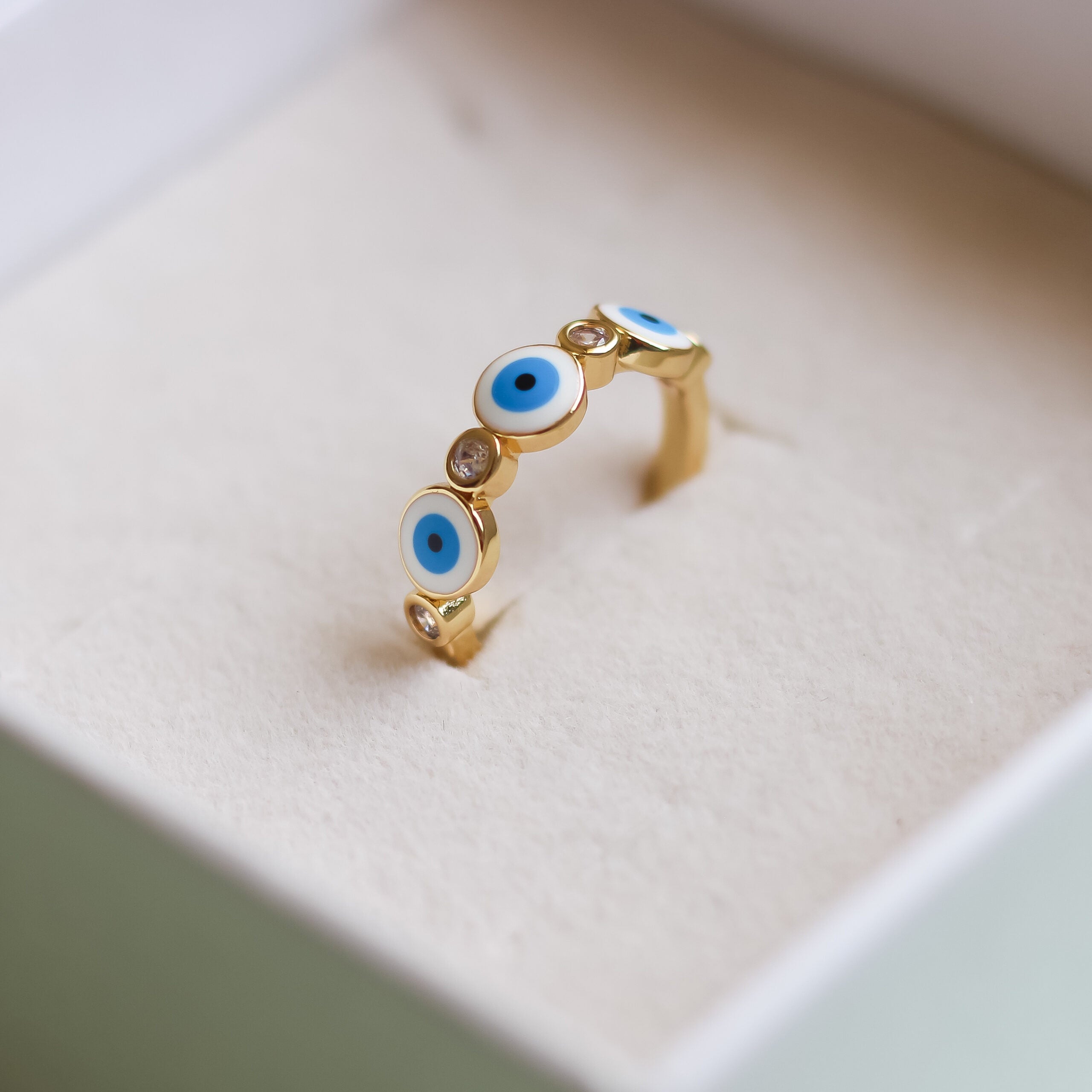 Glaring Evil Eye Ring