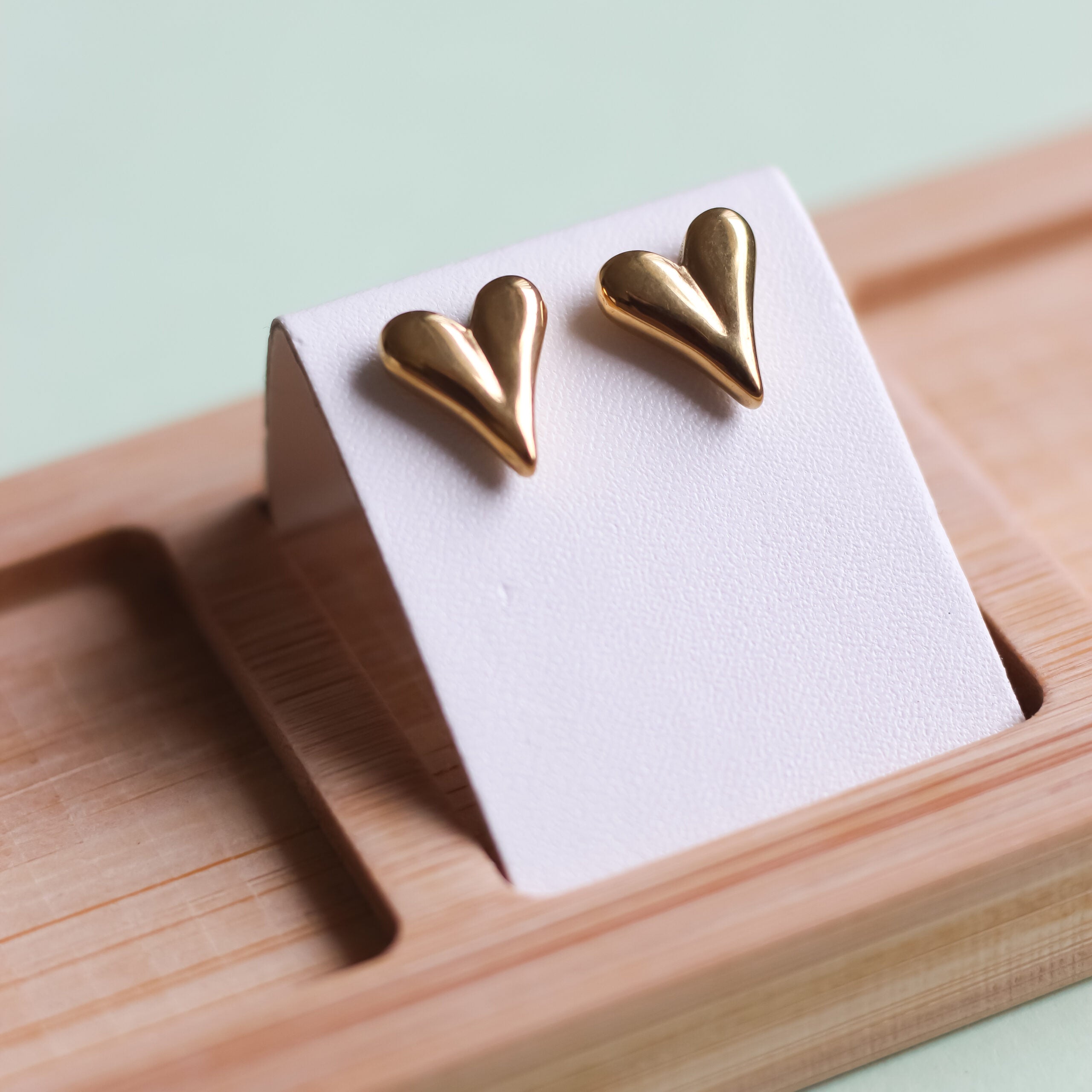 Tiny Heart Studs