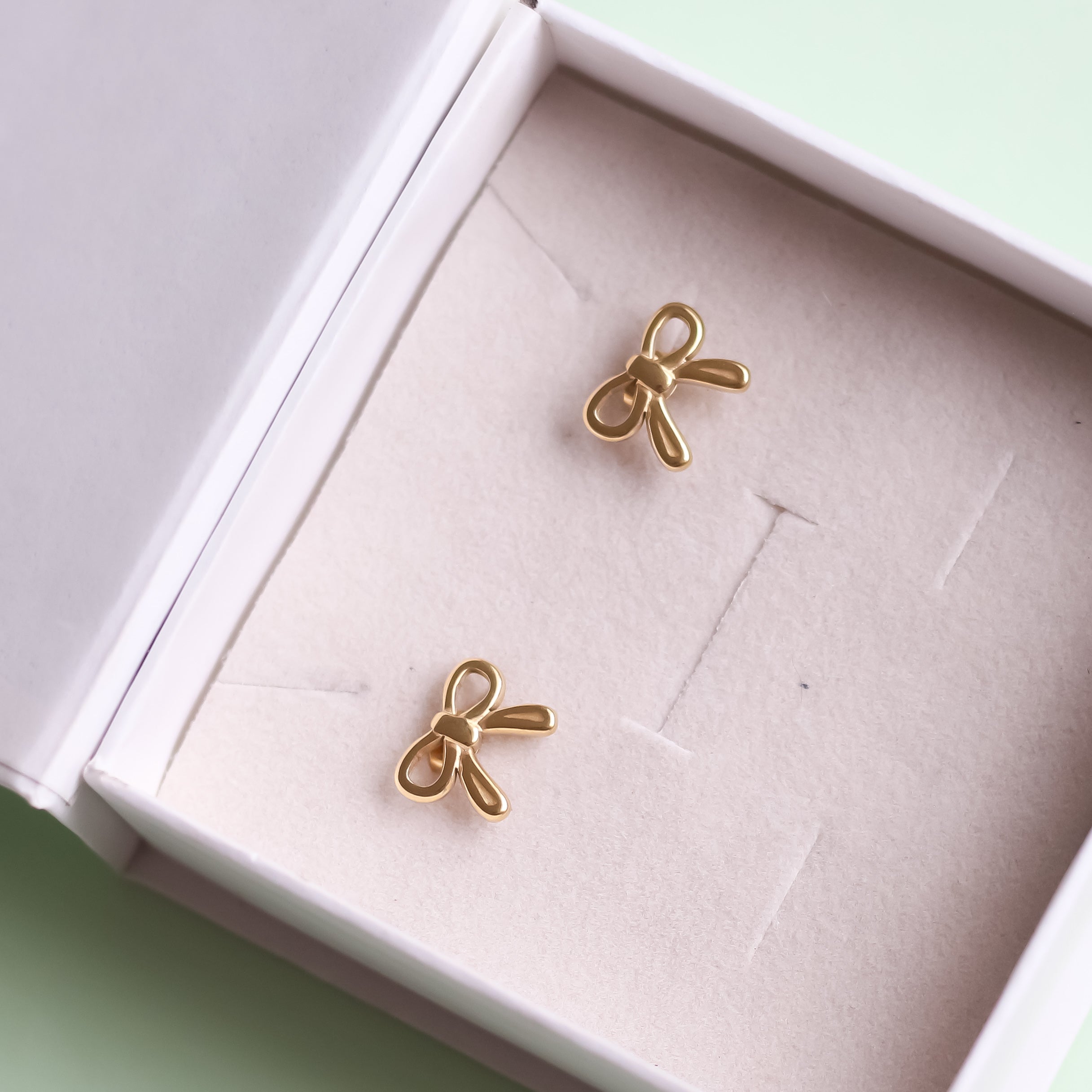 Tiny Bow Studs