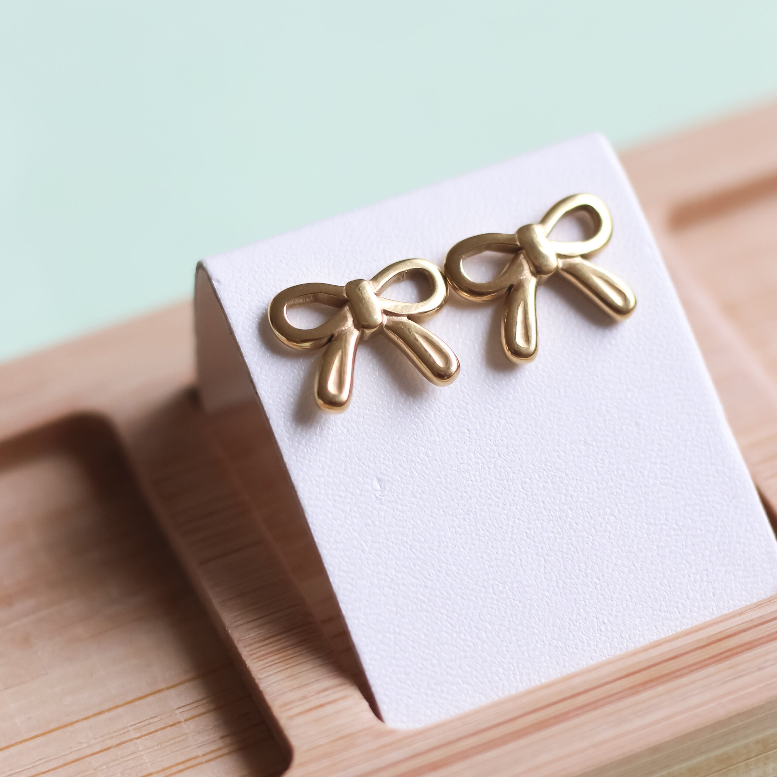 Tiny Bow Studs