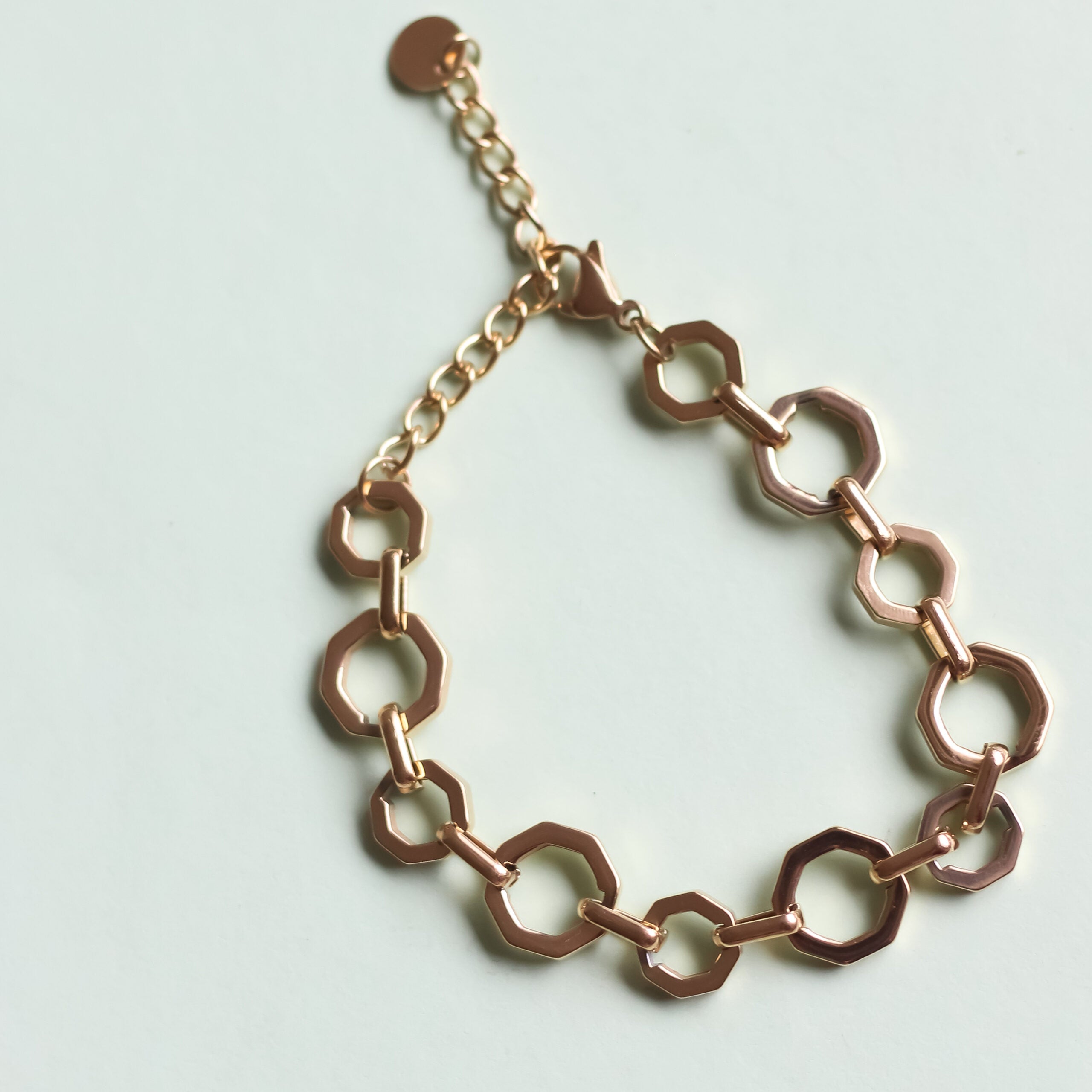 Chunky Geo Chain Bracelet