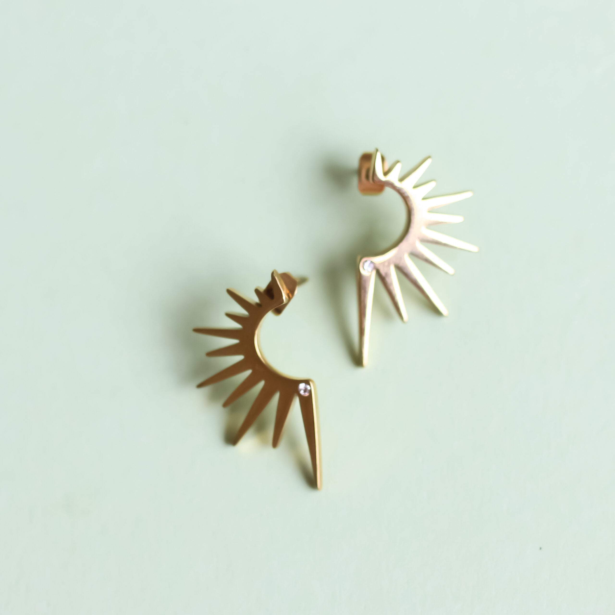 Sun Spike Earrings