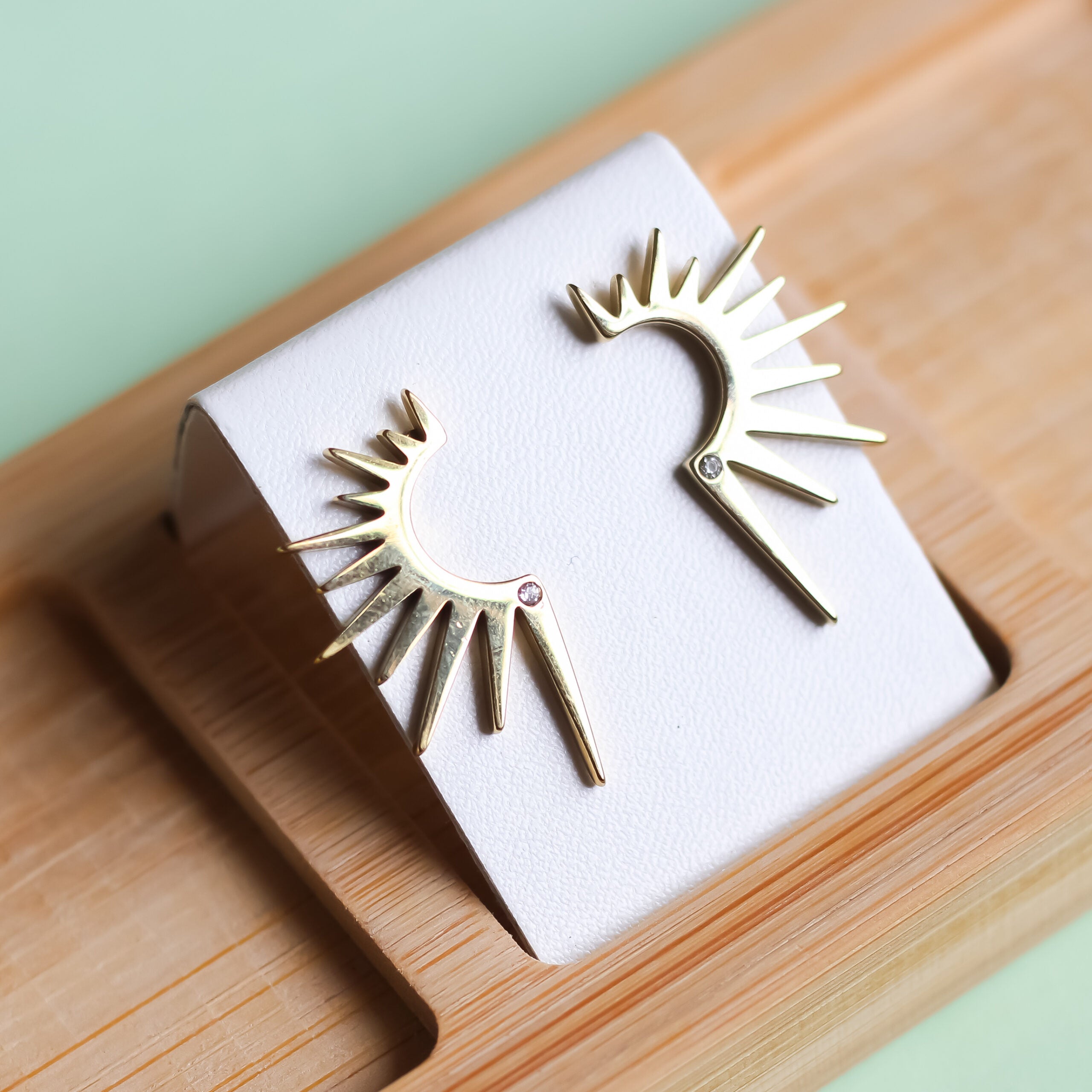 Sun Spike Earrings