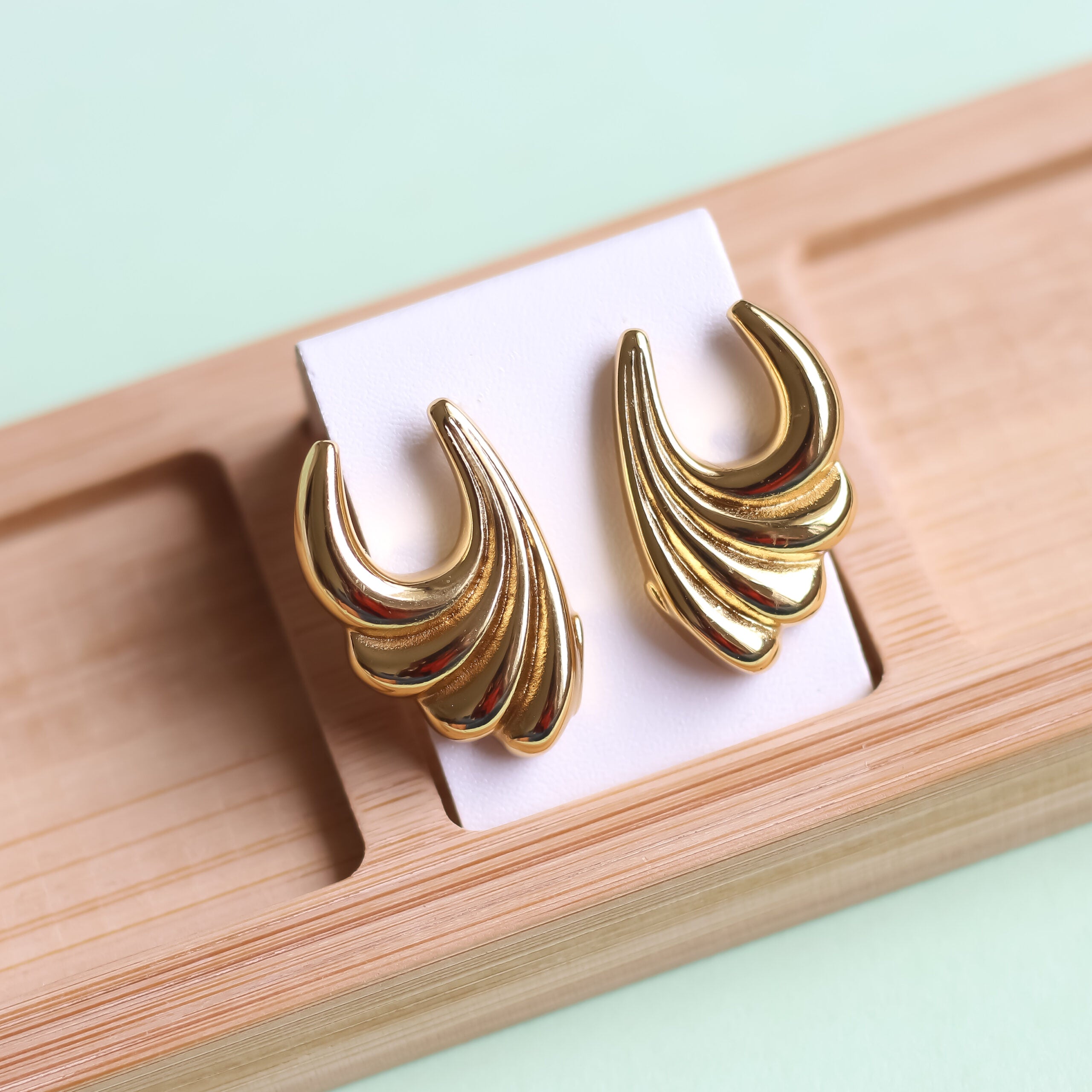 Serrated Earrings