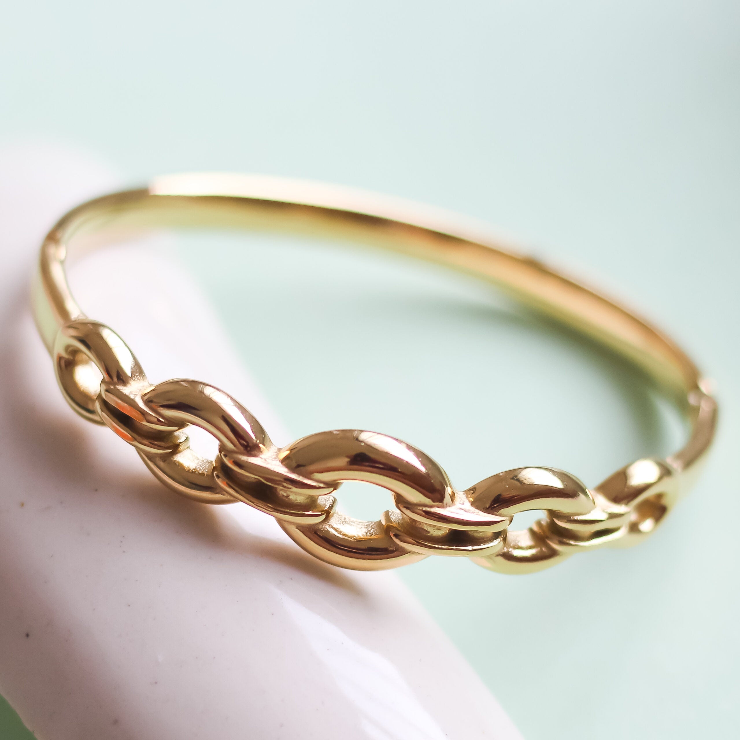 Hollow Link Bangle