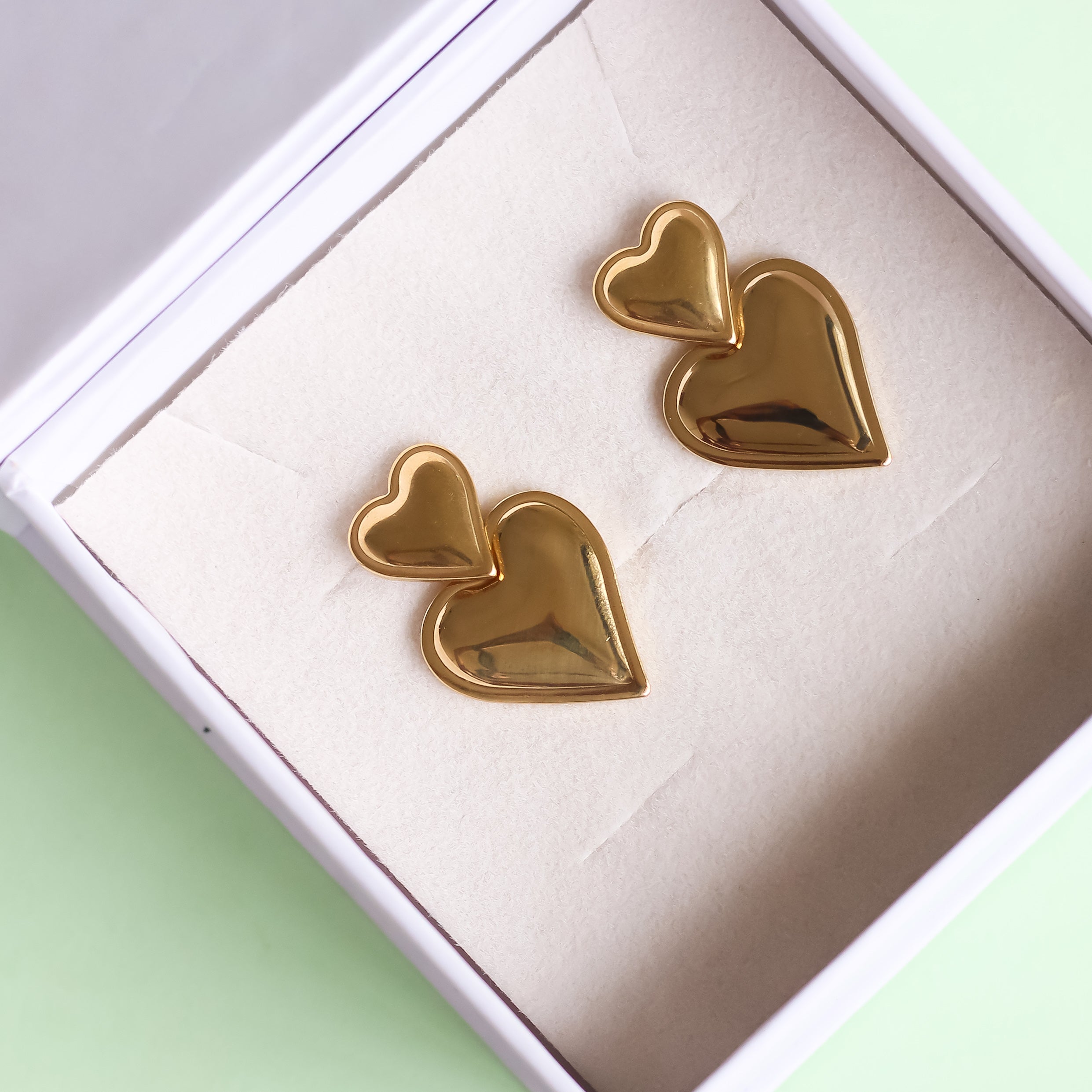 Heart Statement Earrings