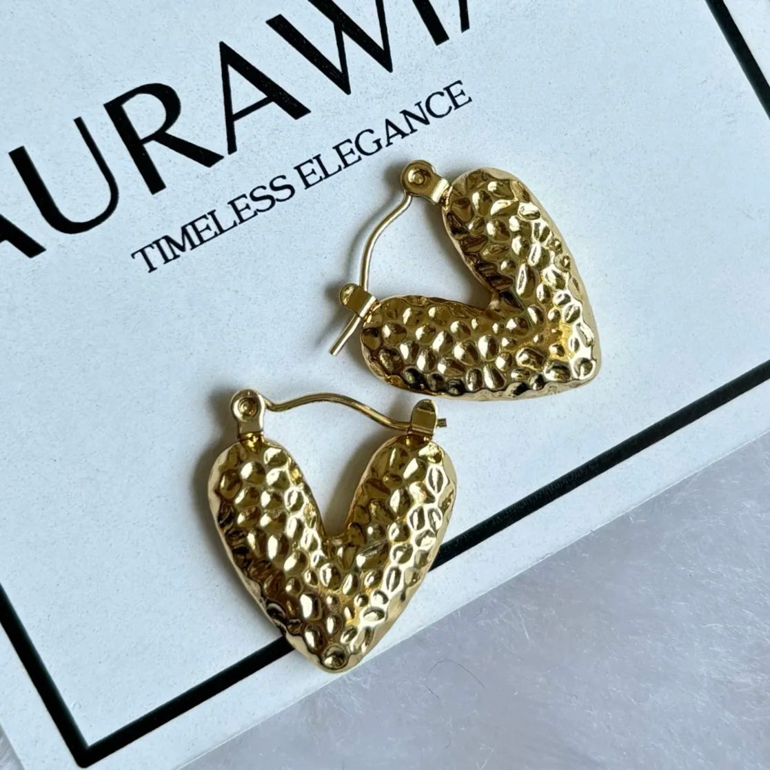 Focal Heart Earrings