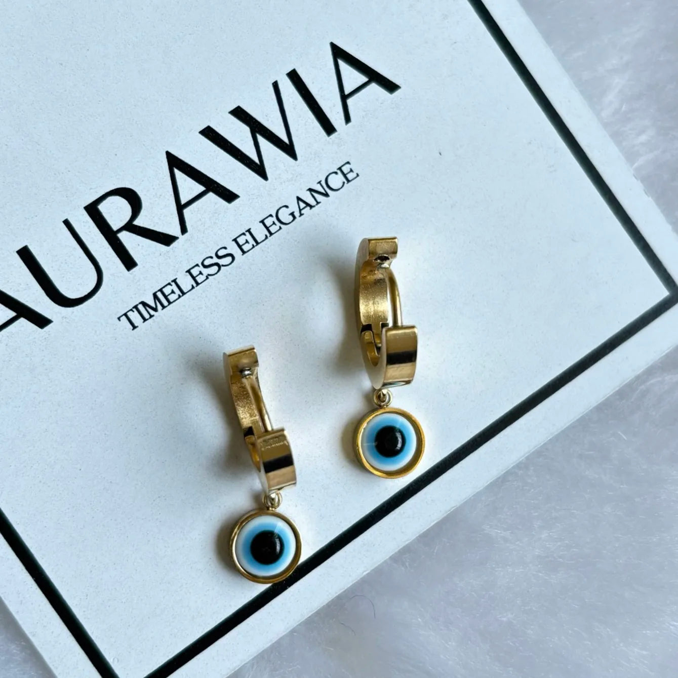 Evil Eye Drop Earrings