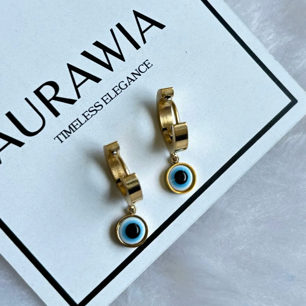 Evil Eye Drop Earrings