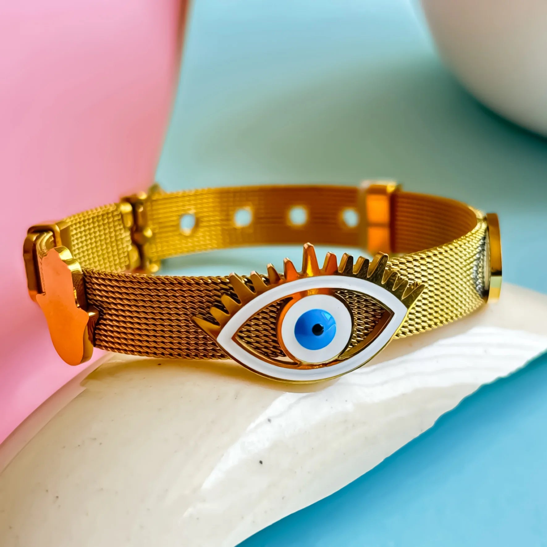 Evil Eye Band Bracelet